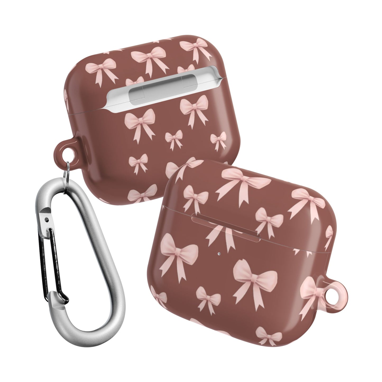 Pink Bows Airpod Case