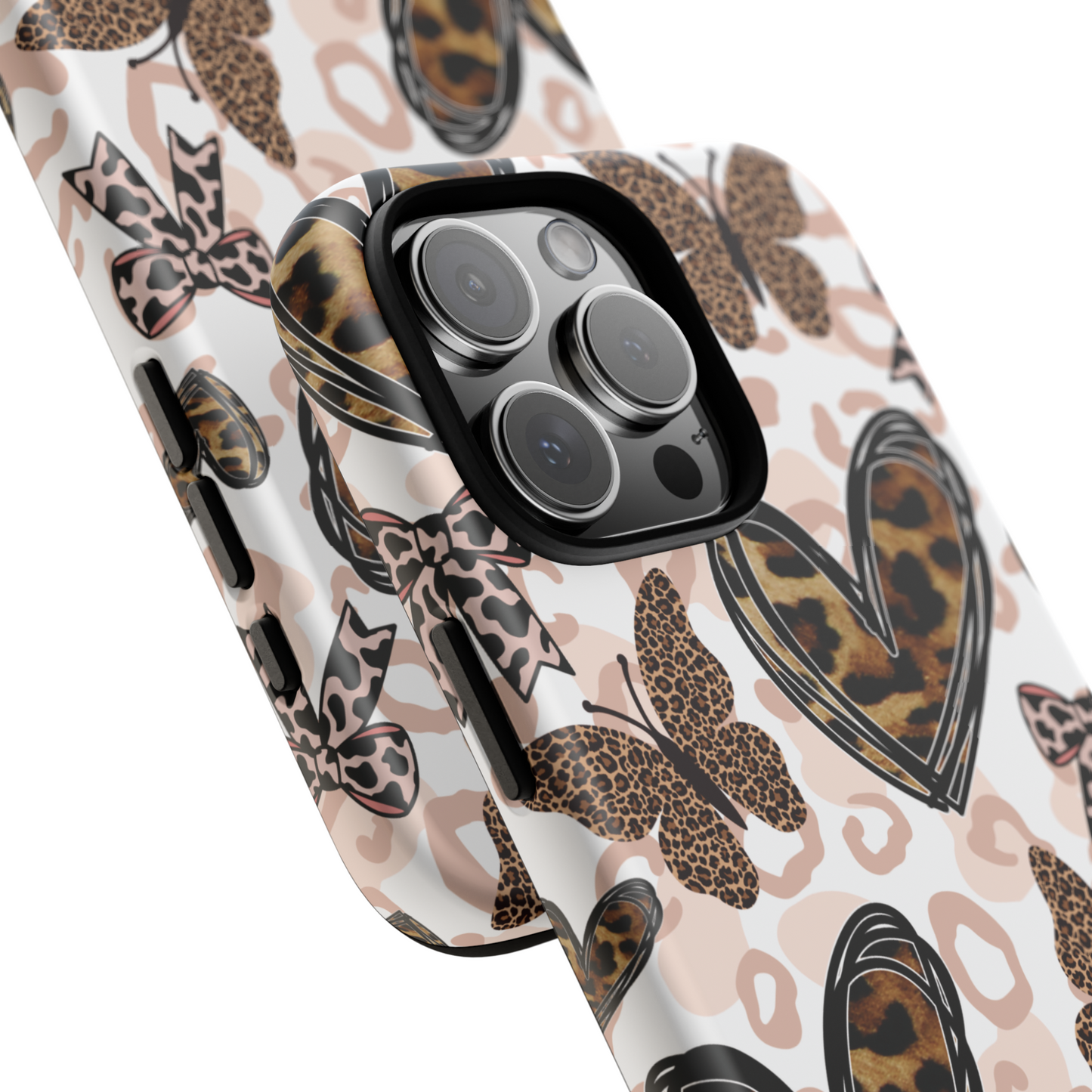 Cheetah Print Hearts & Butterflies | Samsung, Google, & iPhone