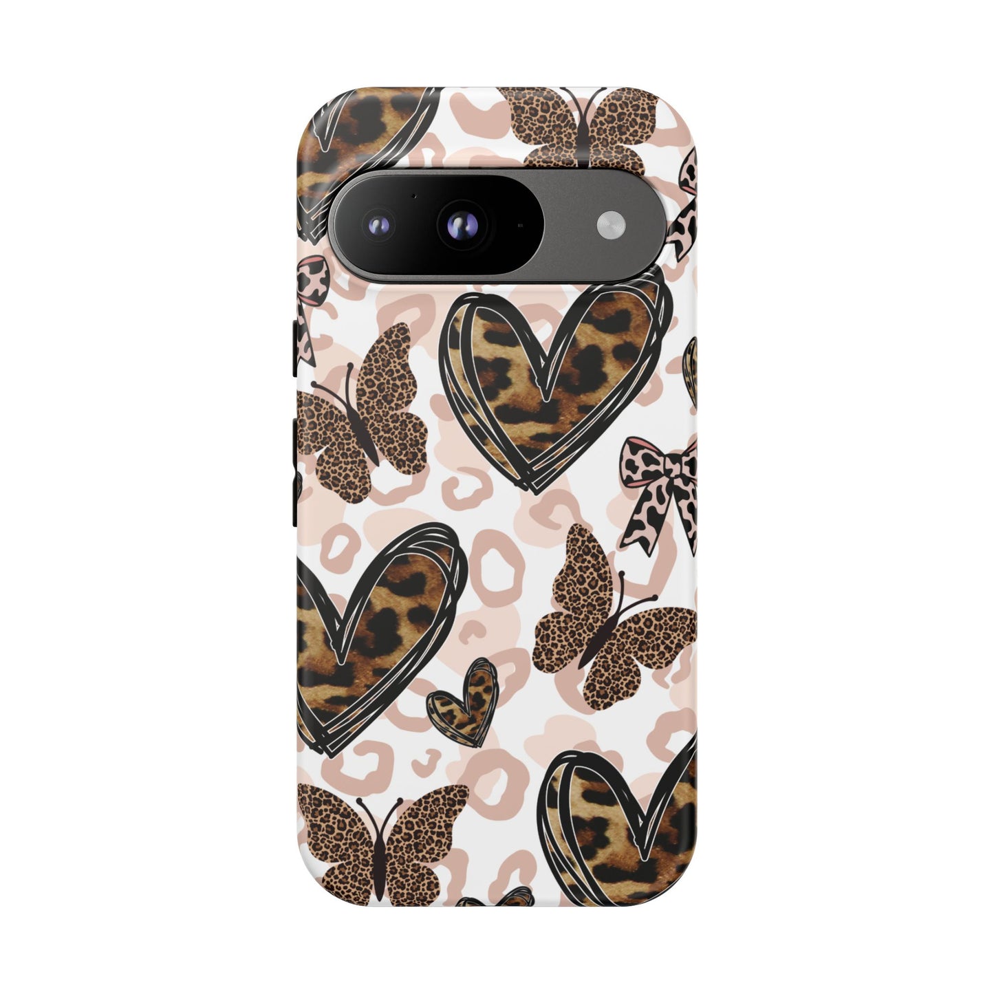 Cheetah Print Hearts & Butterflies | Samsung, Google, & iPhone