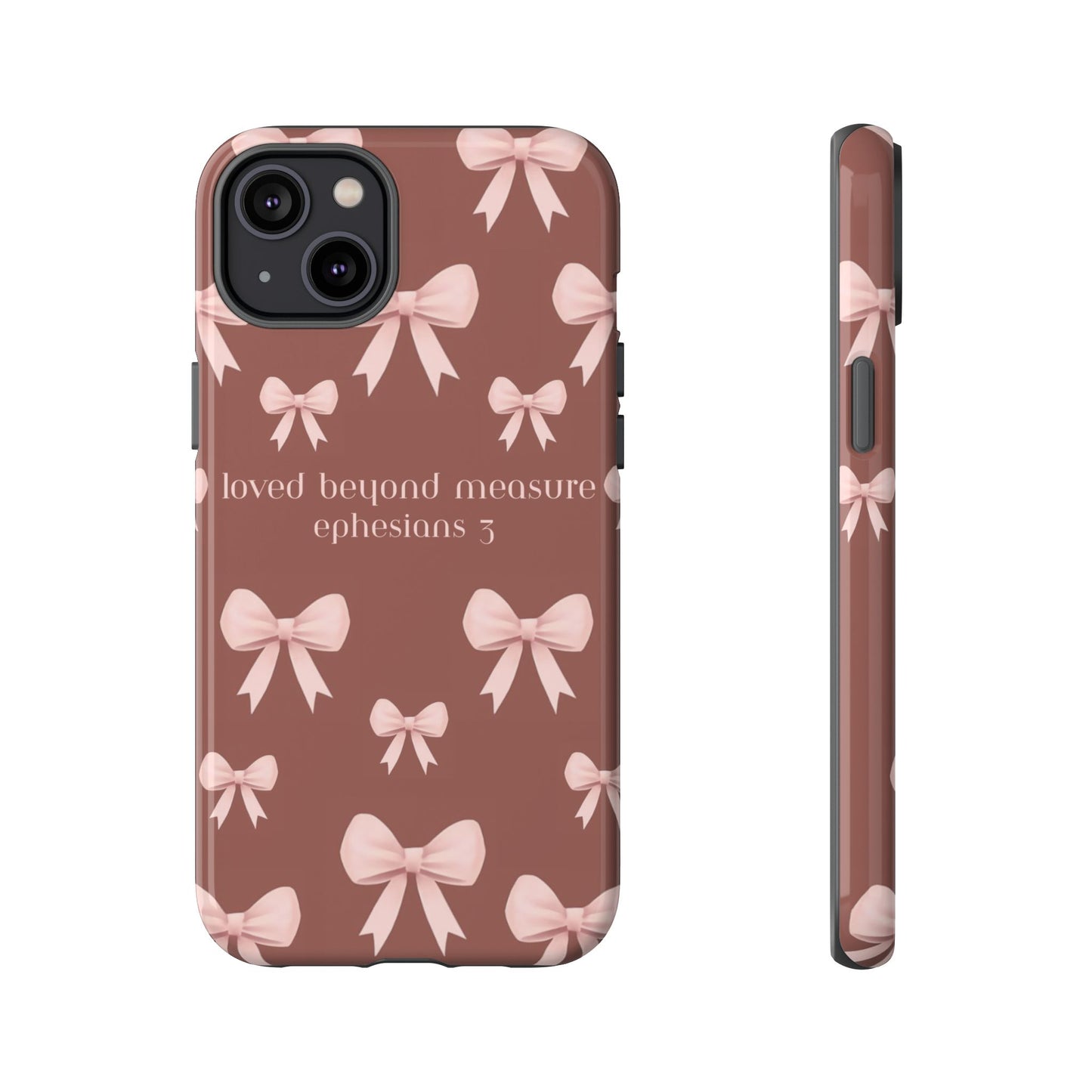 Pink Bows Phone Case- Ephesians 3