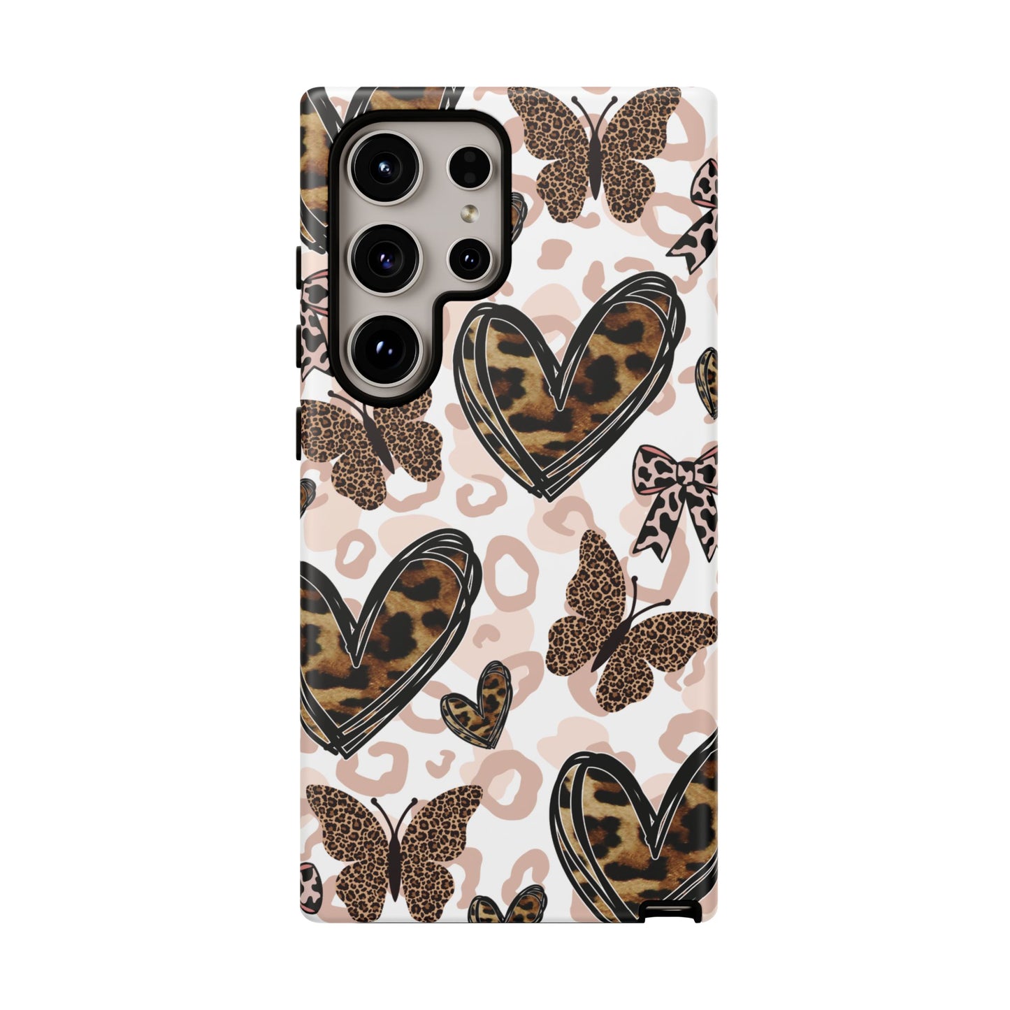 Cheetah Print Hearts & Butterflies | Samsung, Google, & iPhone
