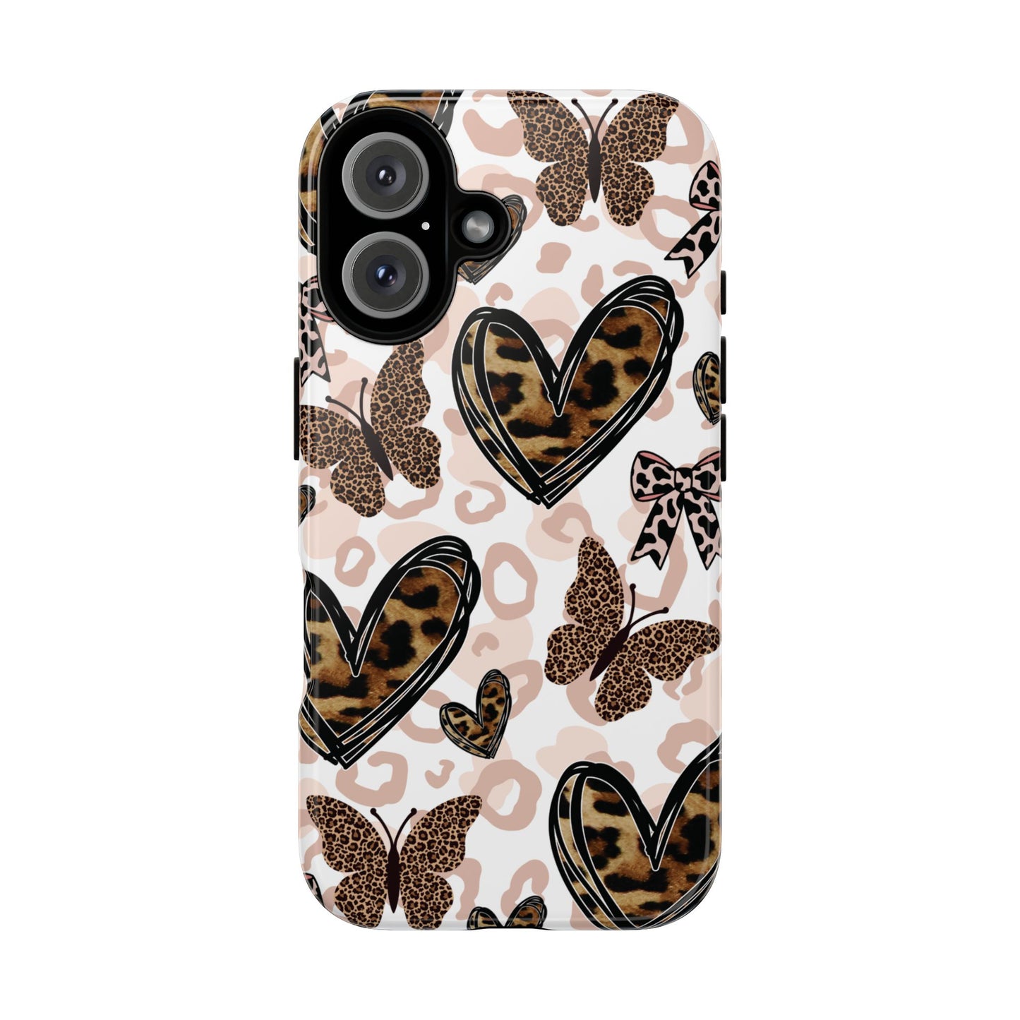 Cheetah Print Hearts & Butterflies | Samsung, Google, & iPhone