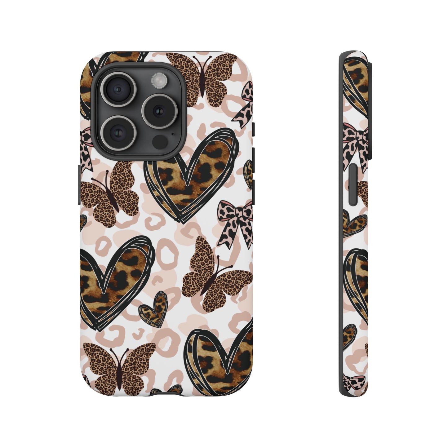 Cheetah Print Hearts & Butterflies | Samsung, Google, & iPhone