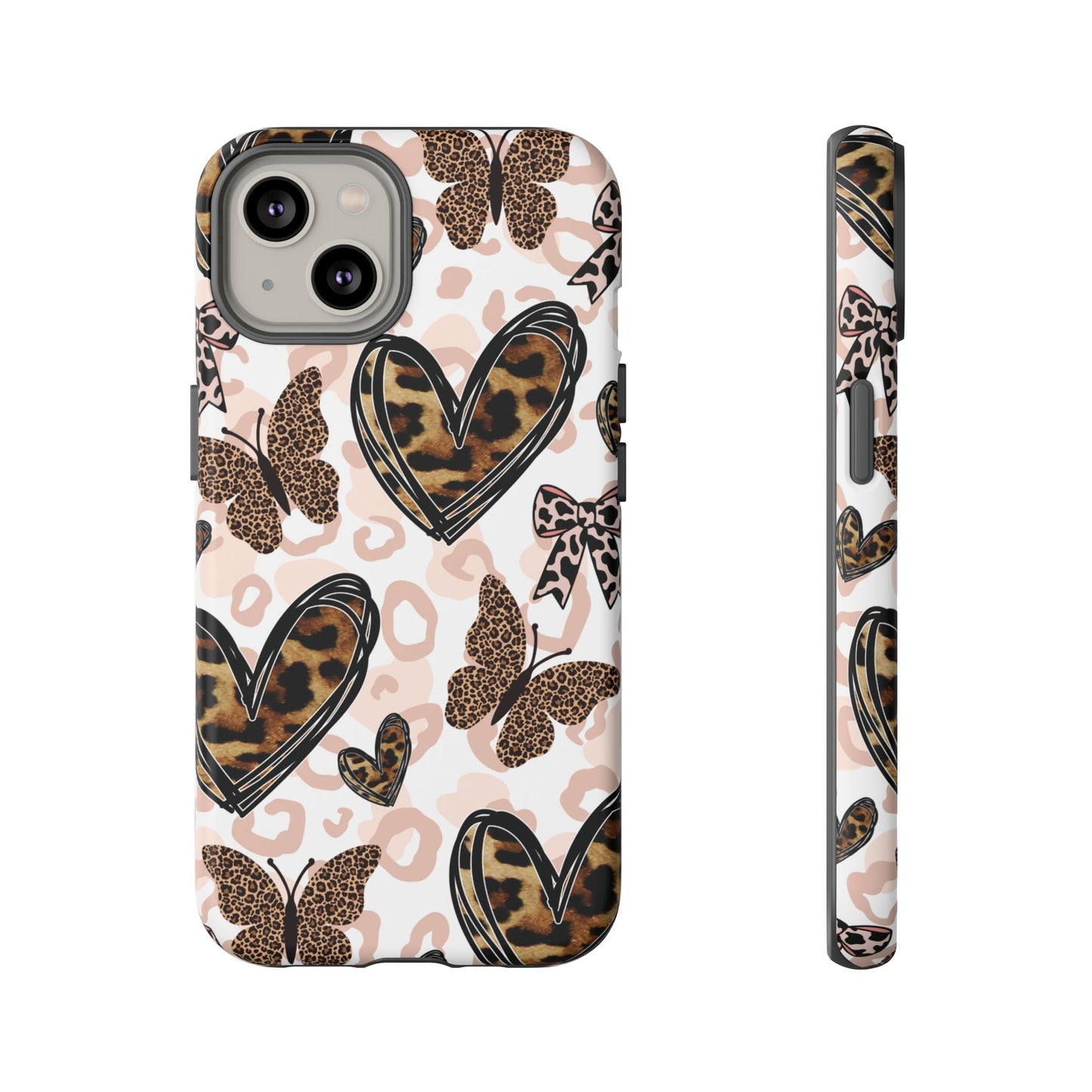 Cheetah Print Hearts & Butterflies | Samsung, Google, & iPhone