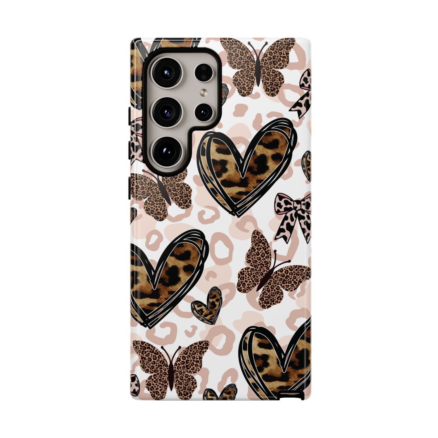Cheetah Print Hearts & Butterflies | Samsung, Google, & iPhone
