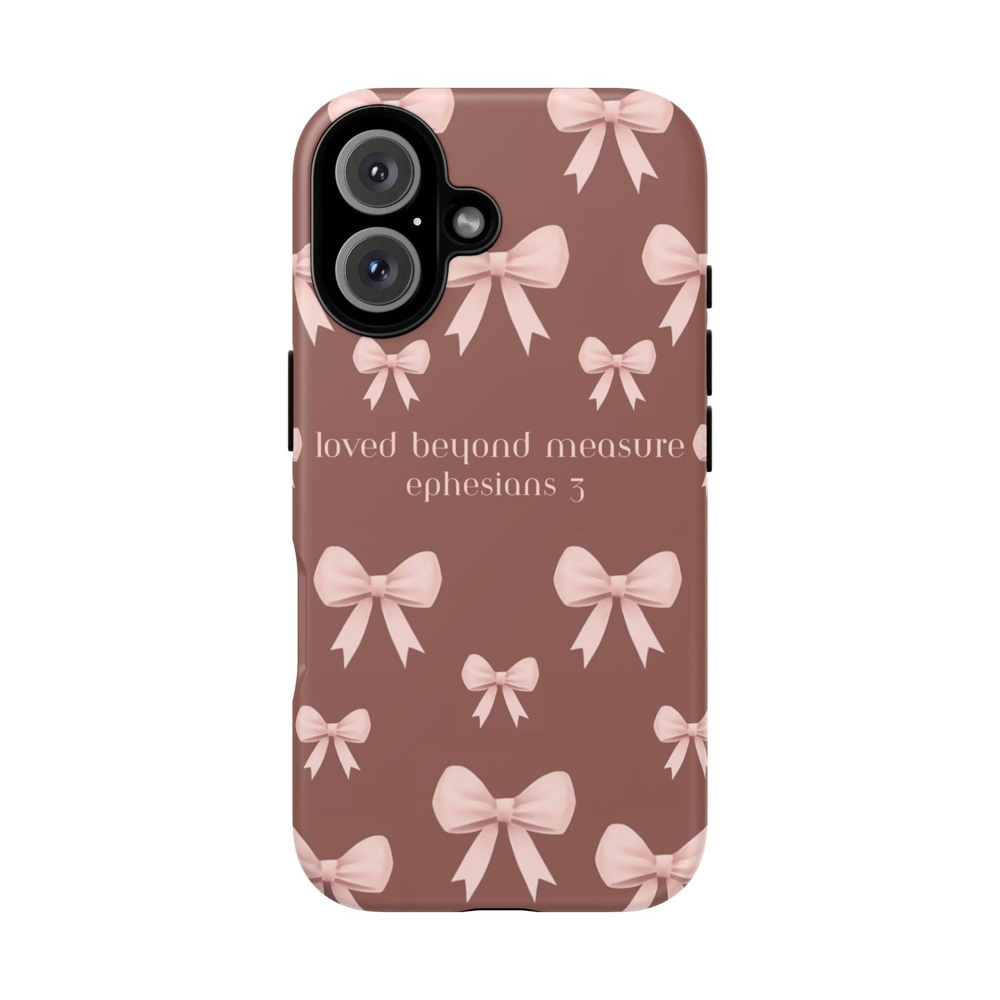 Pink Bows Phone Case- Ephesians 3
