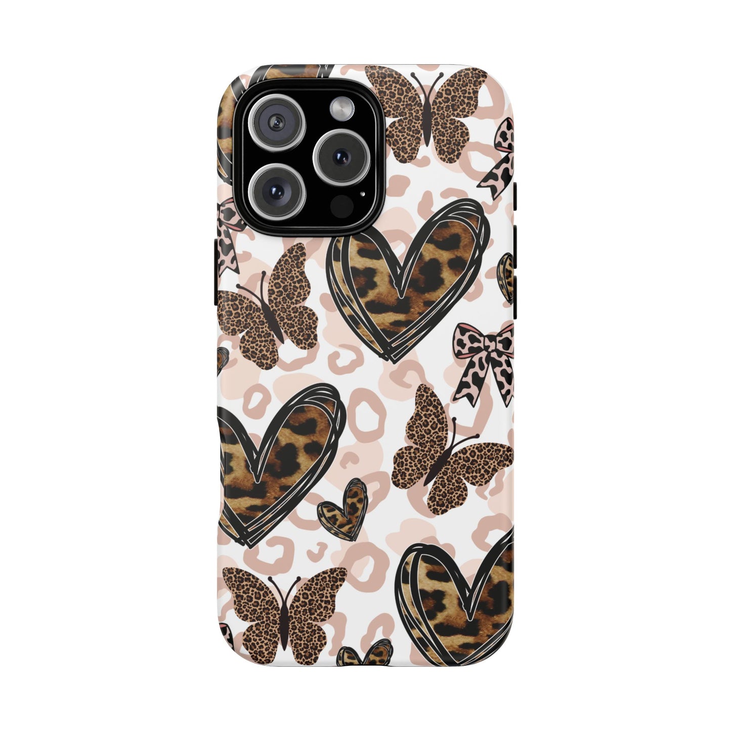 Cheetah Print Hearts & Butterflies | Samsung, Google, & iPhone