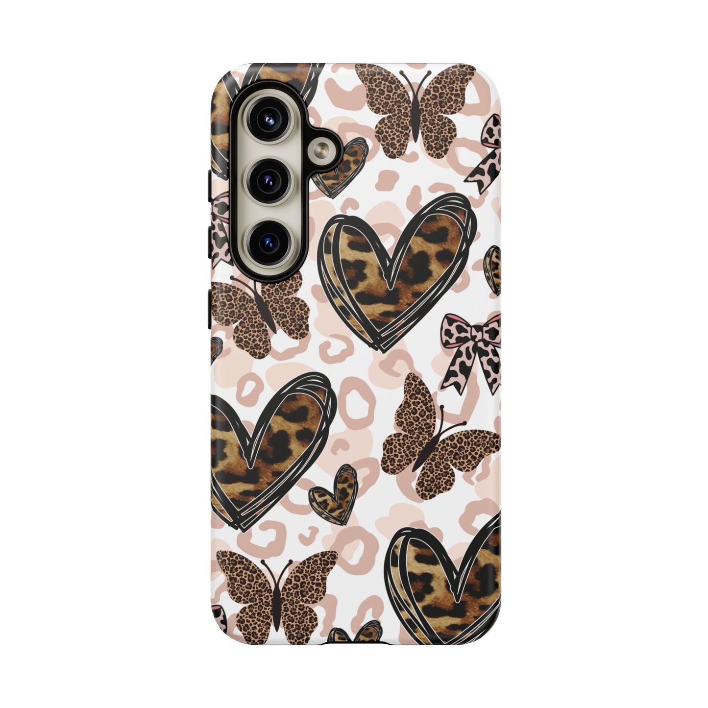 Cheetah Print Hearts & Butterflies | Samsung, Google, & iPhone