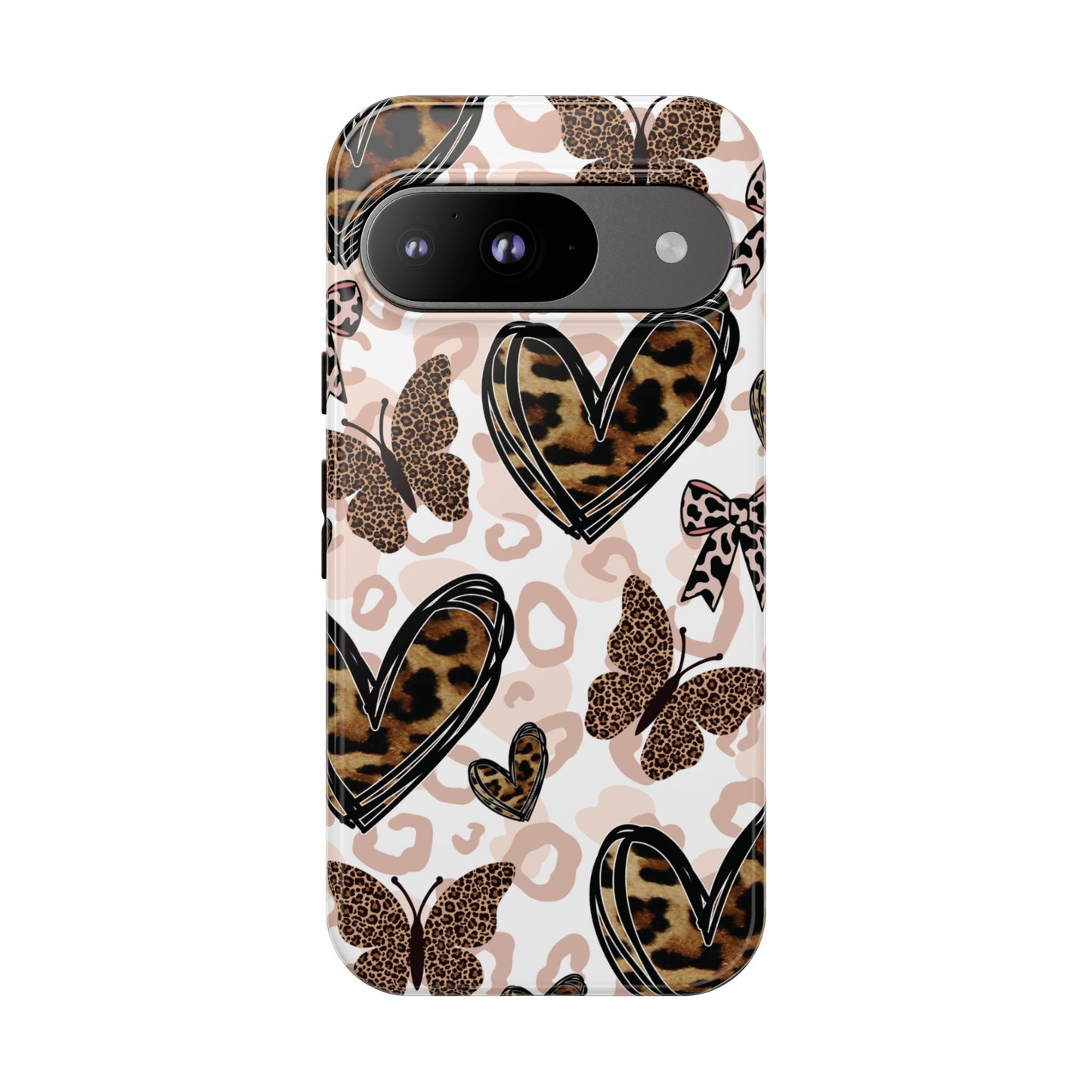 Cheetah Print Hearts & Butterflies | Samsung, Google, & iPhone