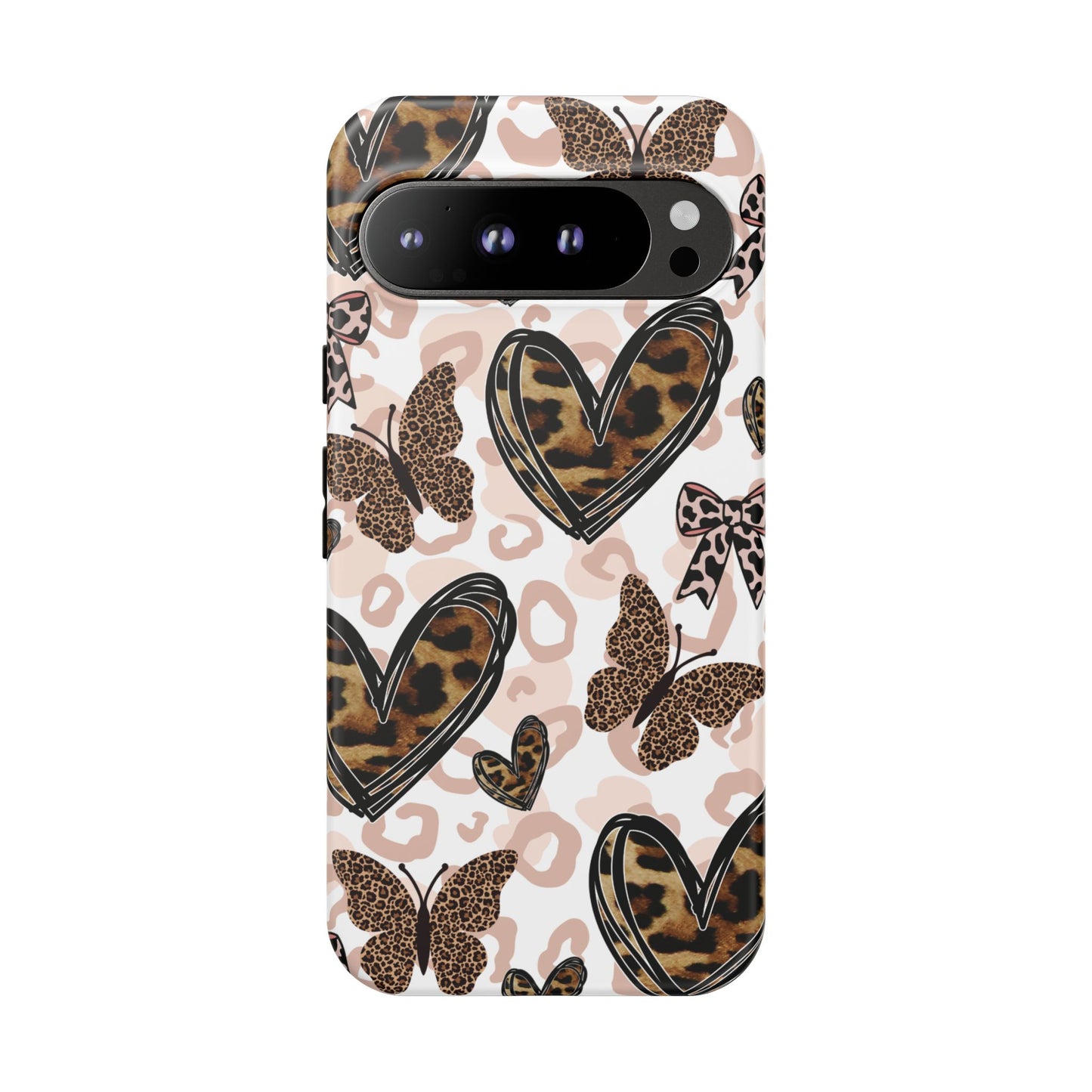 Cheetah Print Hearts & Butterflies | Samsung, Google, & iPhone