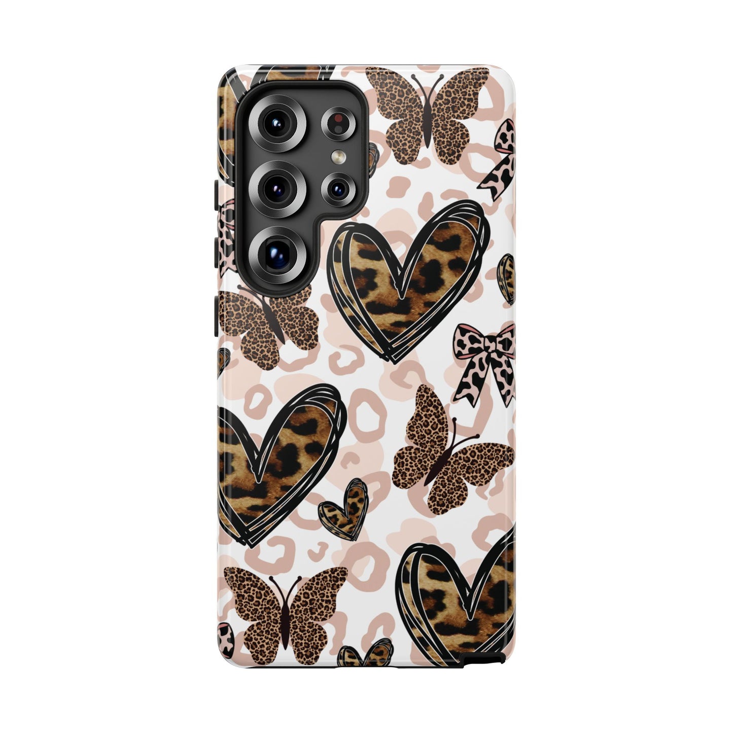 Cheetah Print Hearts & Butterflies | Samsung, Google, & iPhone