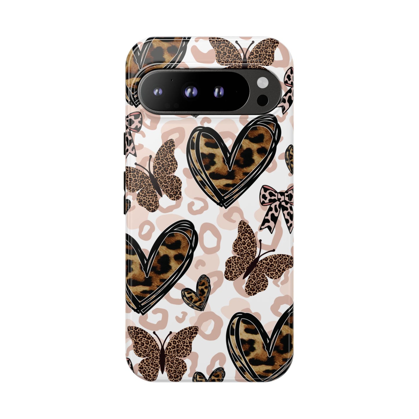 Cheetah Print Hearts & Butterflies | Samsung, Google, & iPhone