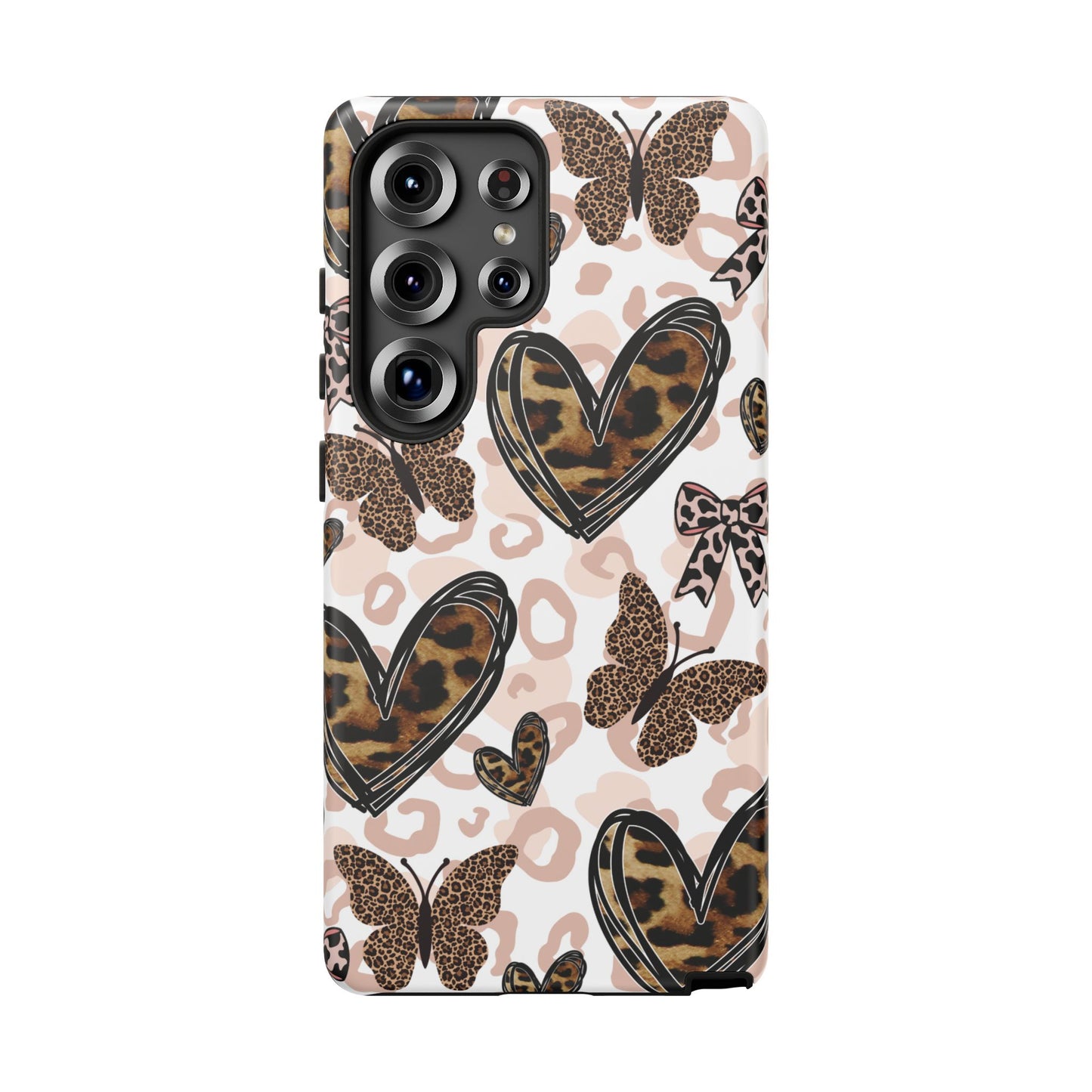 Cheetah Print Hearts & Butterflies | Samsung, Google, & iPhone