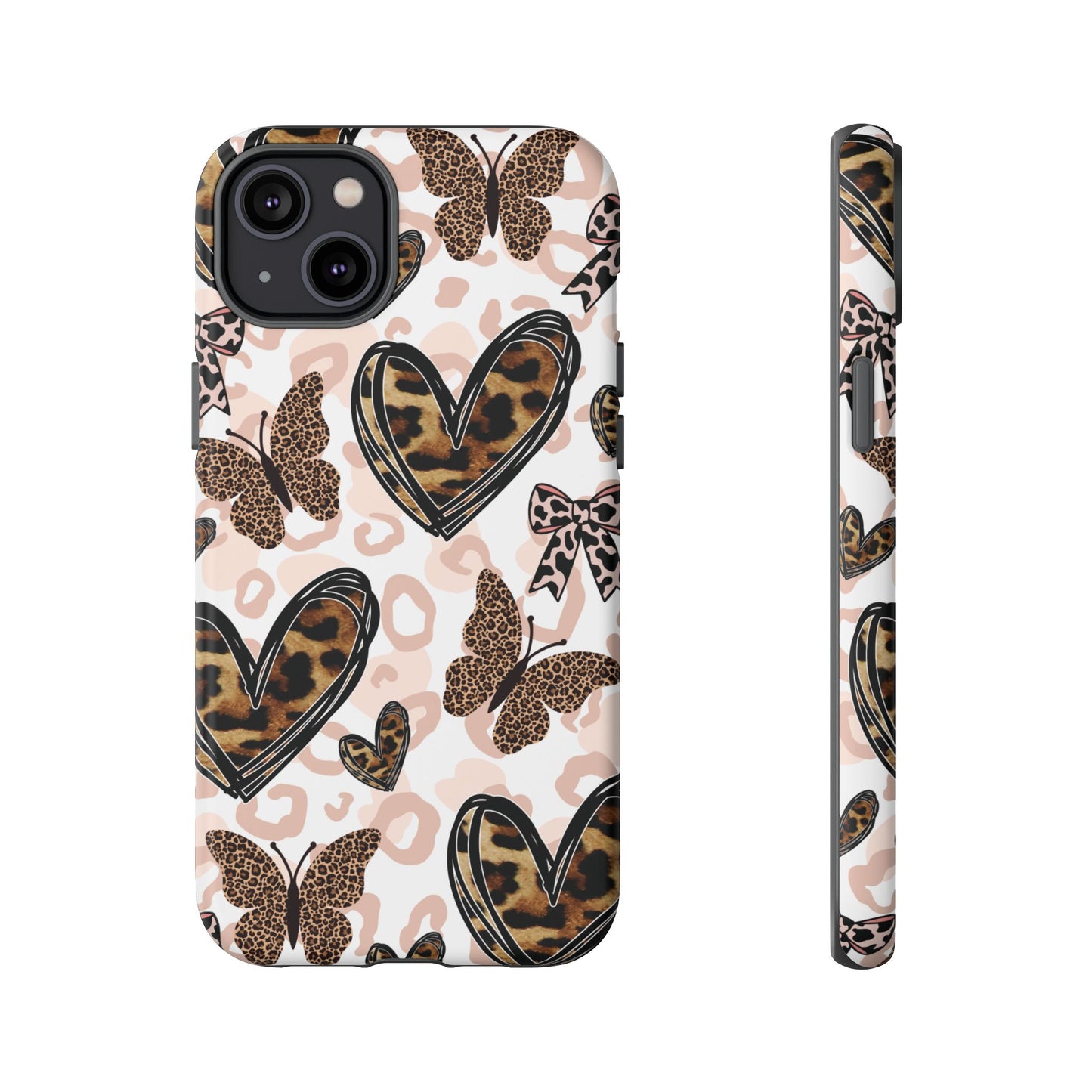 Cheetah Print Hearts & Butterflies | Samsung, Google, & iPhone