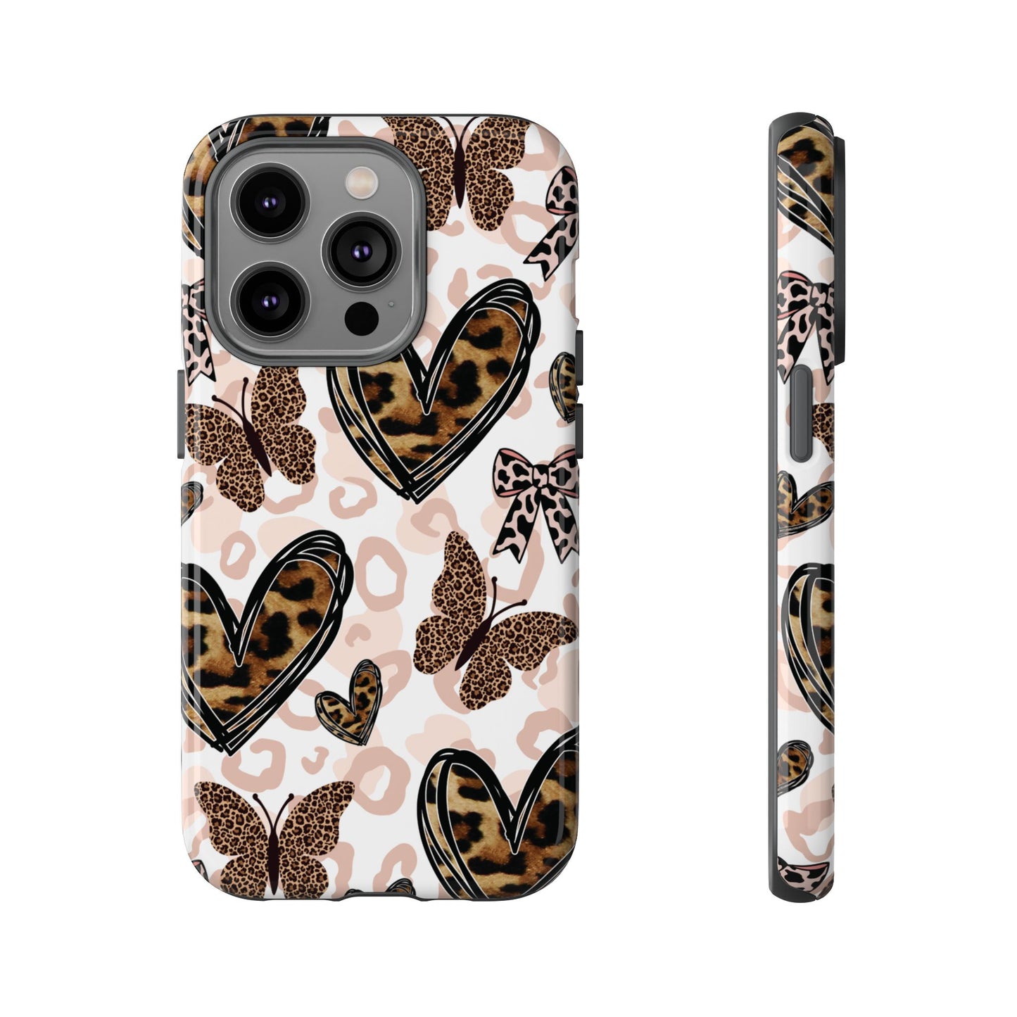 Cheetah Print Hearts & Butterflies | Samsung, Google, & iPhone