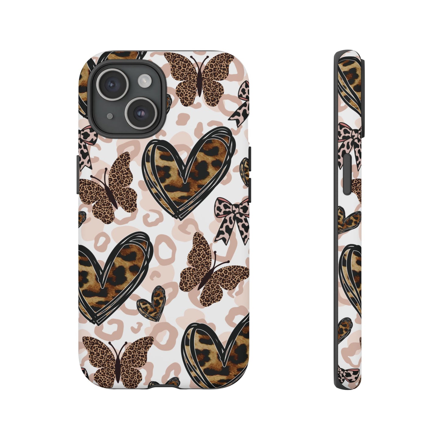 Cheetah Print Hearts & Butterflies | Samsung, Google, & iPhone