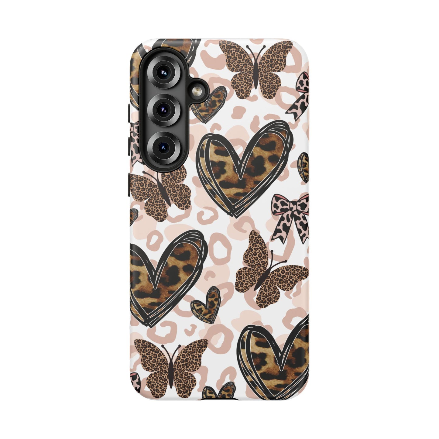 Cheetah Print Hearts & Butterflies | Samsung, Google, & iPhone