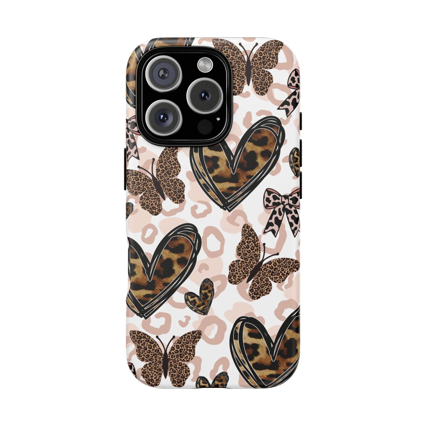 Cheetah Print Hearts & Butterflies | Samsung, Google, & iPhone