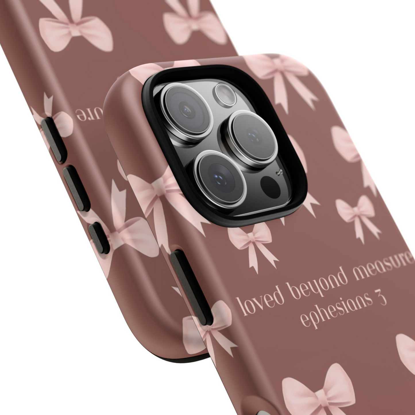 Pink Bows Phone Case- Ephesians 3