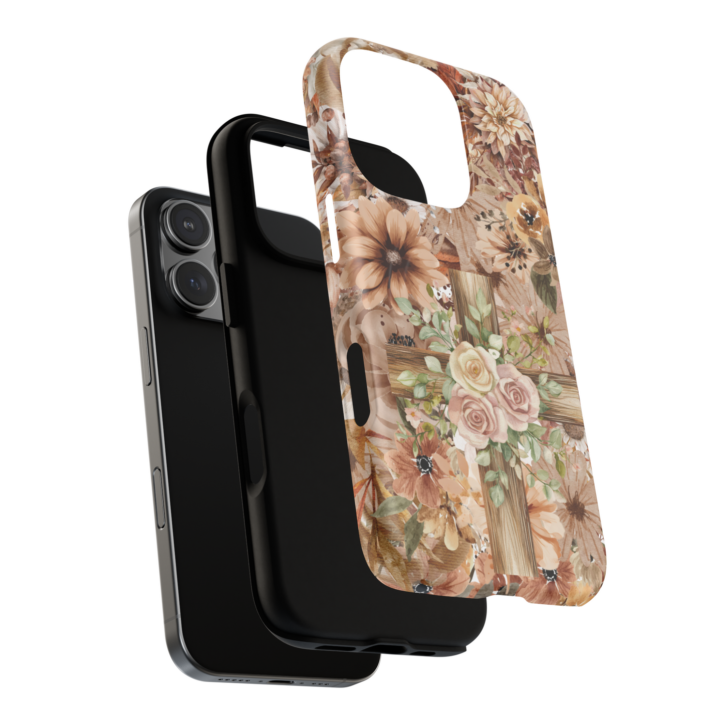 Vintage Floral Phone Case | Tough Magsafe iPhone Case