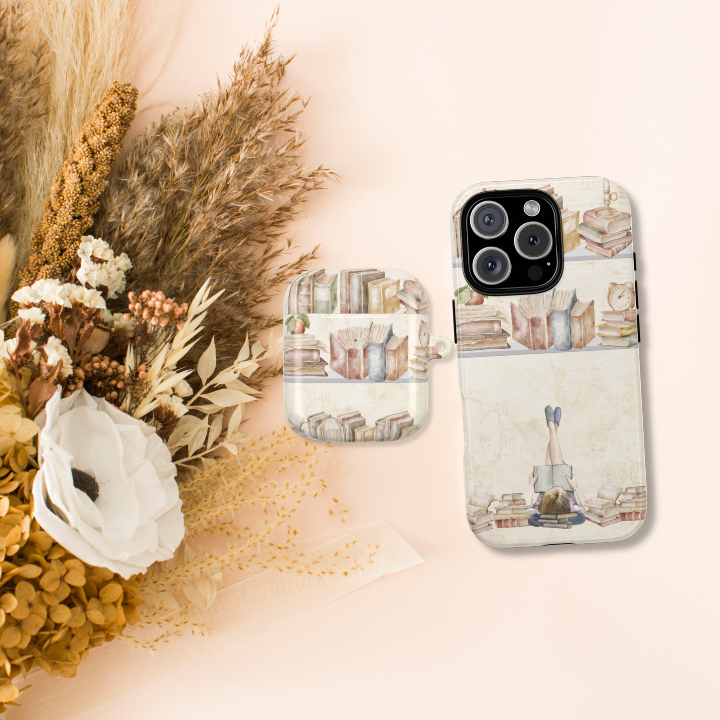 Book Lover Airpod Case