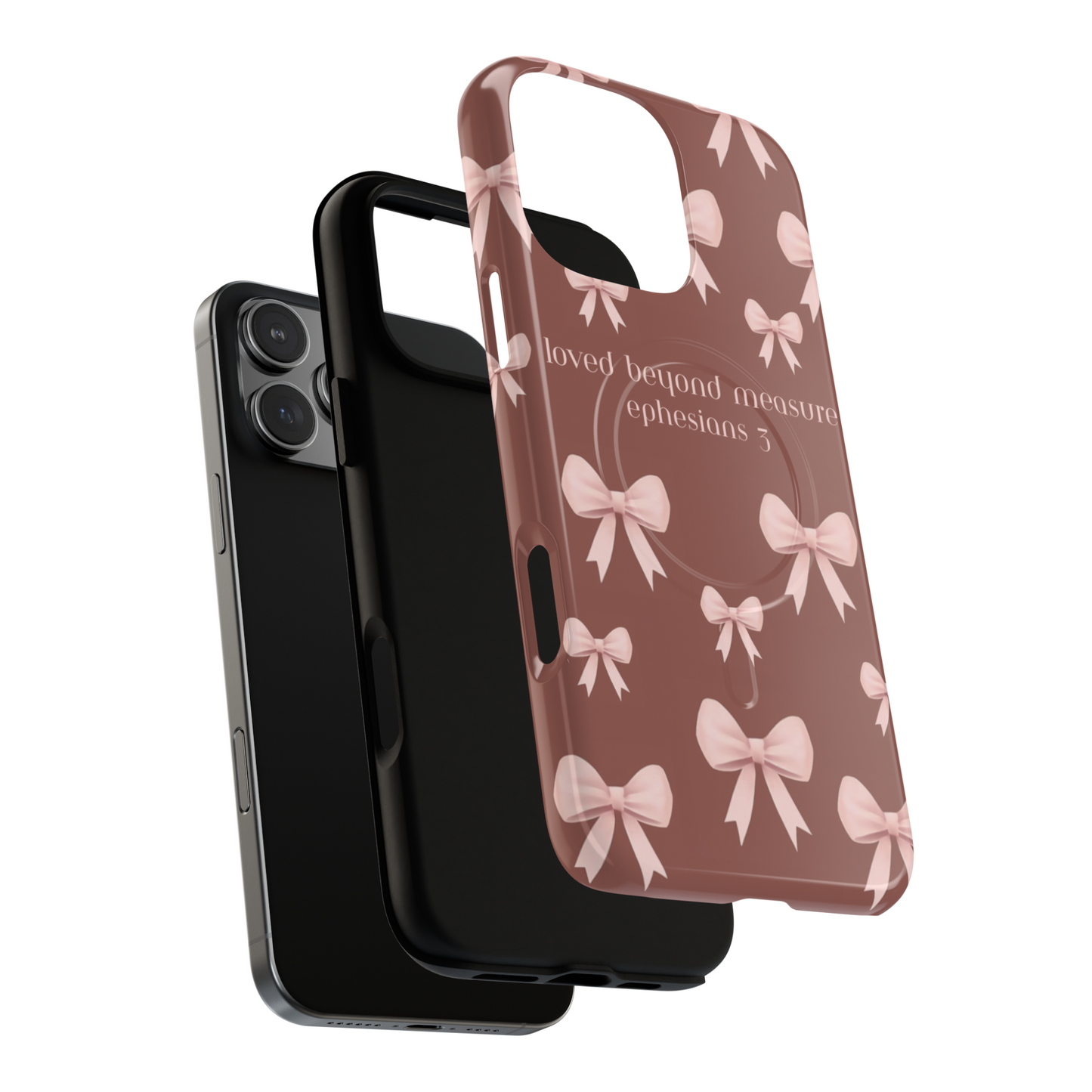 Pink Bows | Tough Magsafe iPhone Case