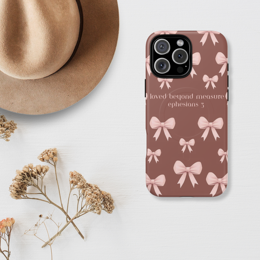 Pink Bows | Tough Magsafe iPhone Case