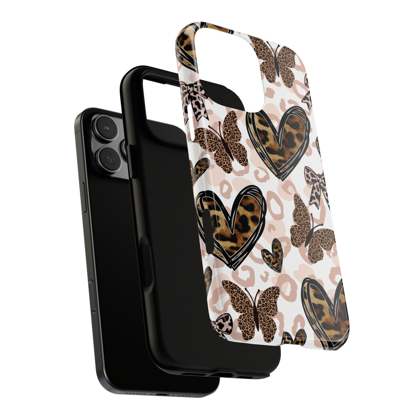 Cheetah Print Hearts & Butterflies | Samsung, Google, & iPhone