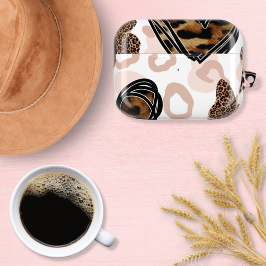 Cheetah Print Hearts & Butterflies | Airpods Case