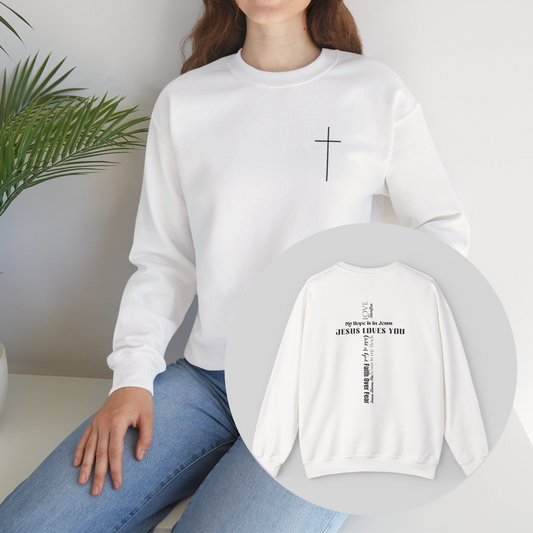 Jesus Loves You Cross Pullover