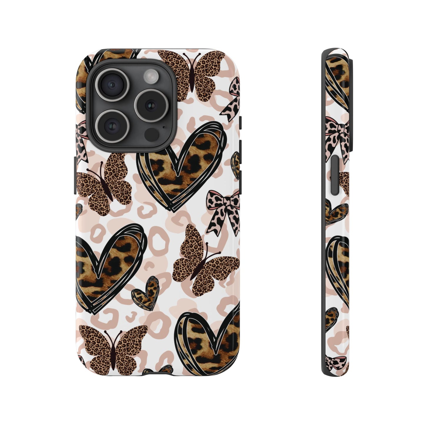 Cheetah Print Hearts & Butterflies | Samsung, Google, & iPhone