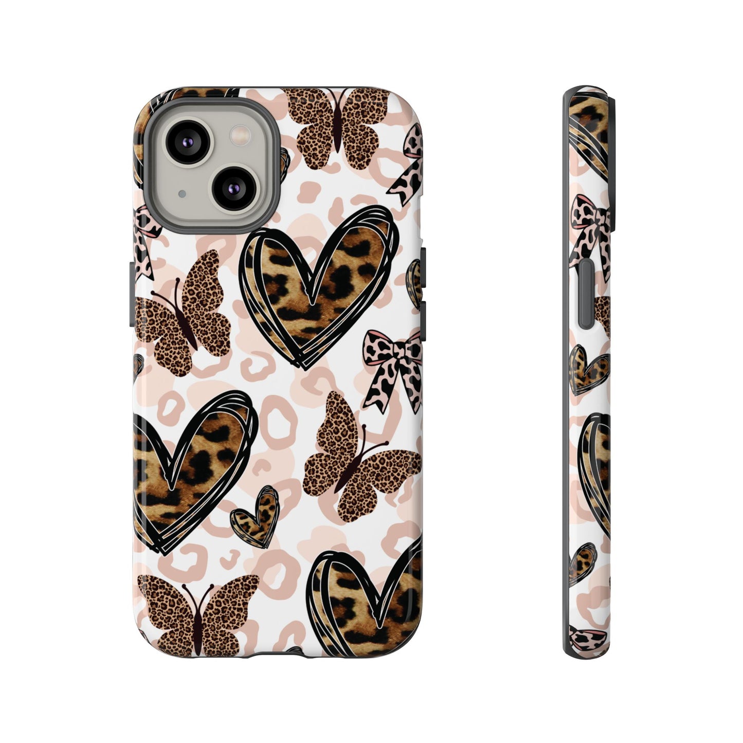 Cheetah Print Hearts & Butterflies | Samsung, Google, & iPhone