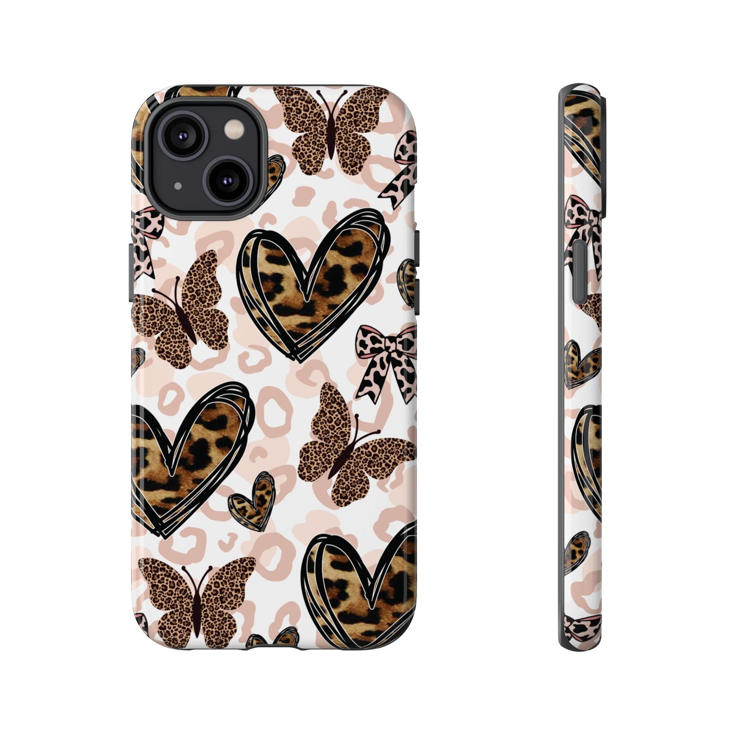 Cheetah Print Hearts & Butterflies | Samsung, Google, & iPhone