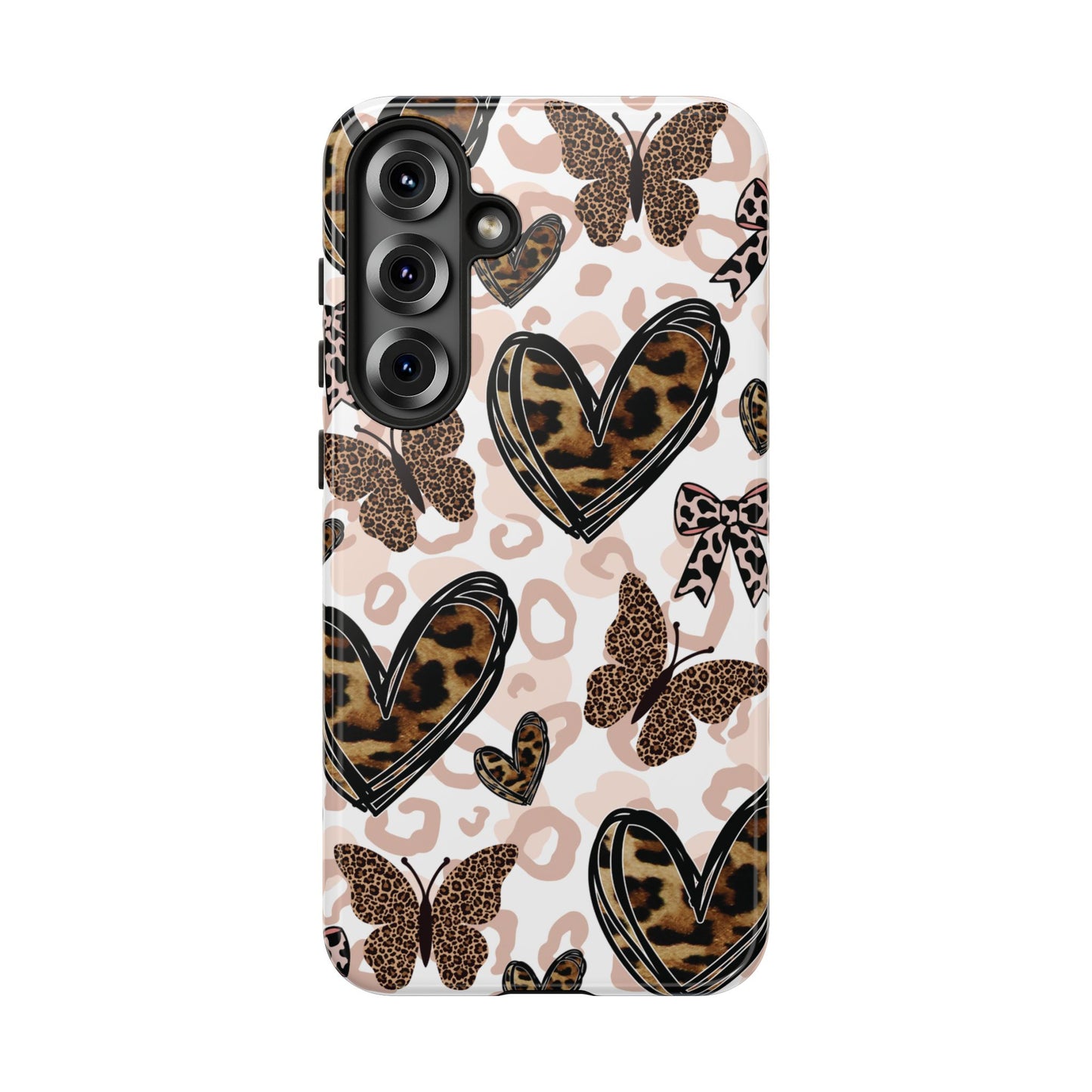 Cheetah Print Hearts & Butterflies | Samsung, Google, & iPhone