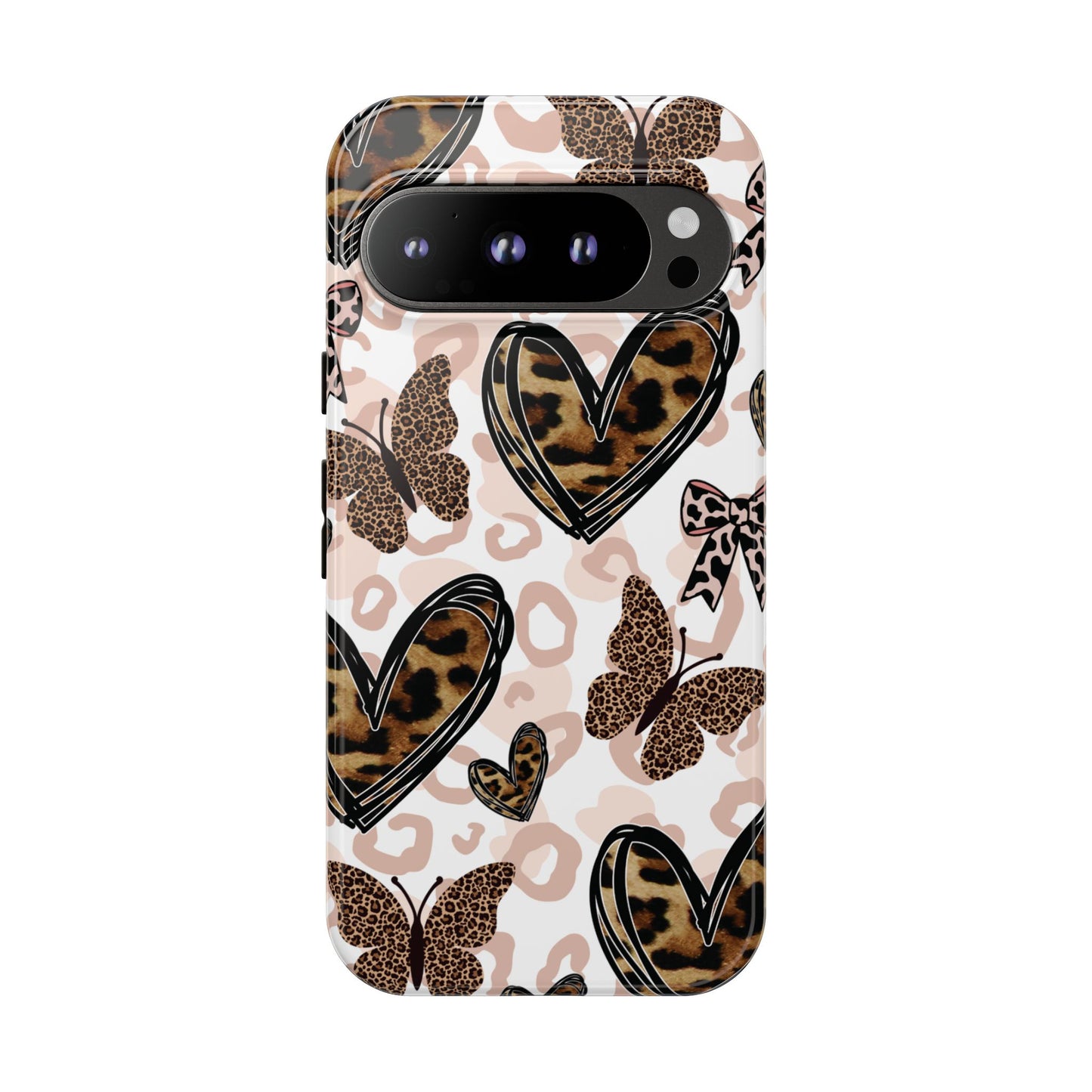 Cheetah Print Hearts & Butterflies | Samsung, Google, & iPhone
