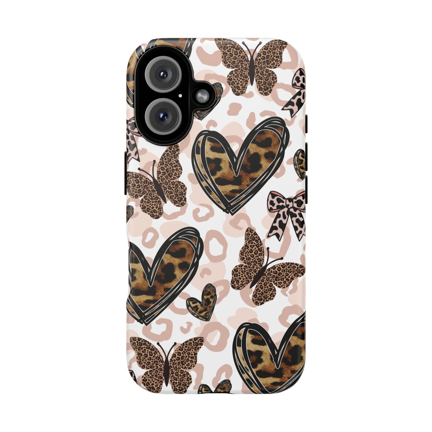 Cheetah Print Hearts & Butterflies | Samsung, Google, & iPhone