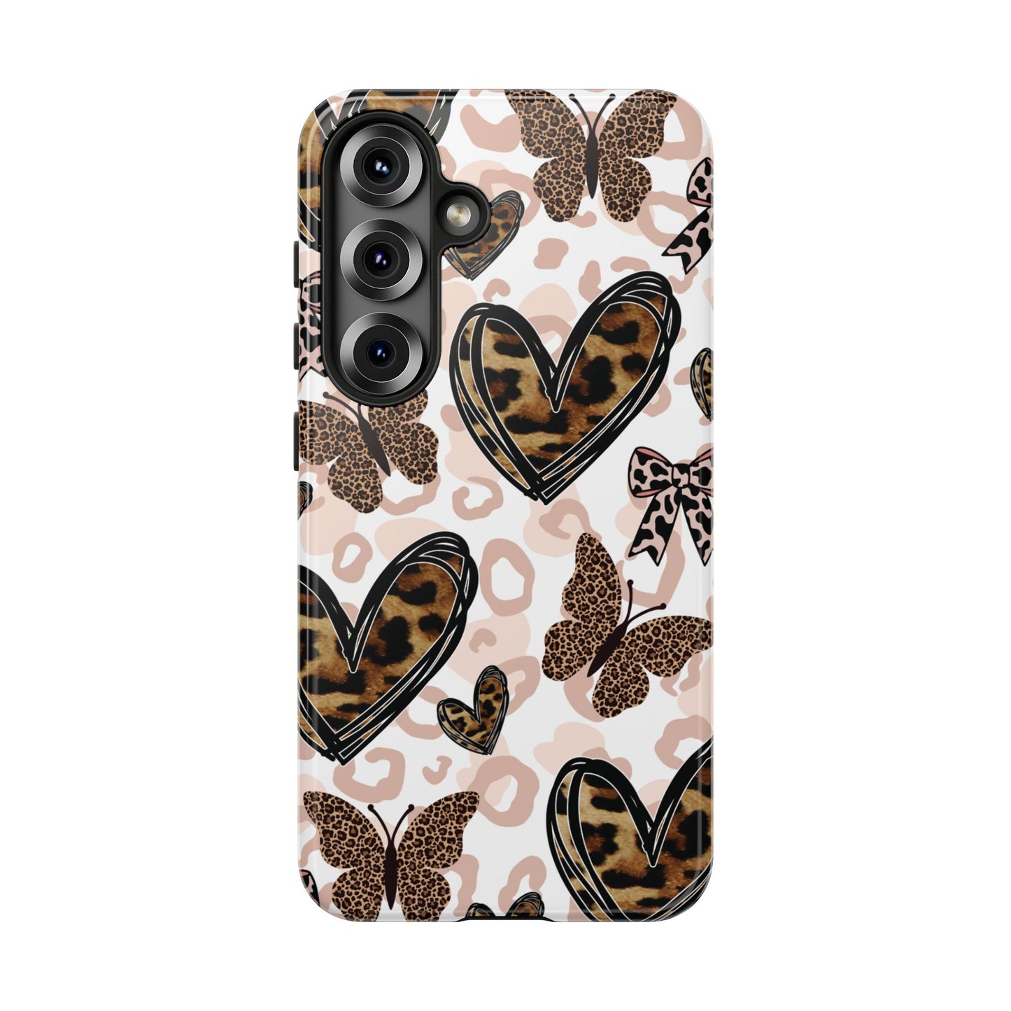 Cheetah Print Hearts & Butterflies | Samsung, Google, & iPhone