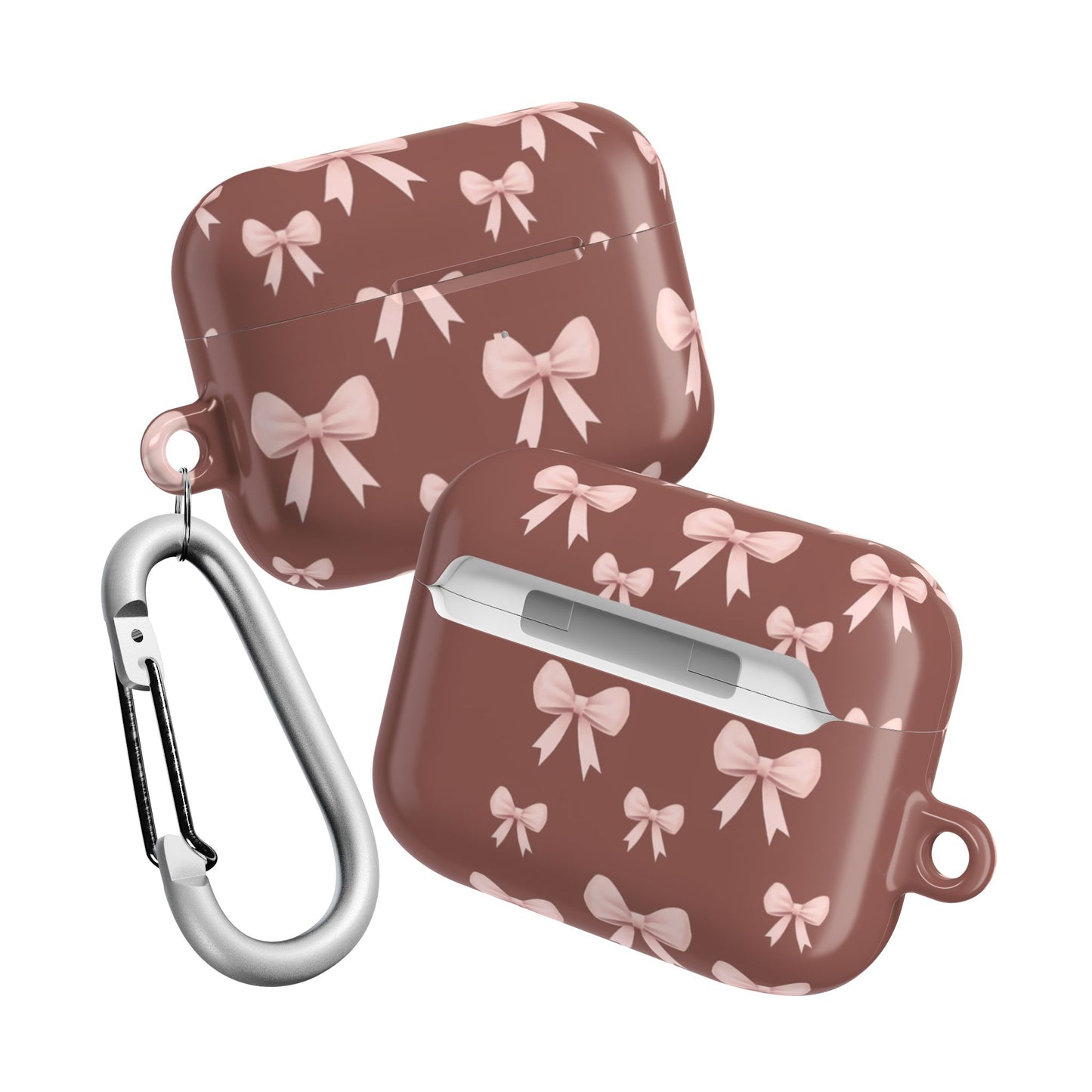 Pink Bows Airpod Case