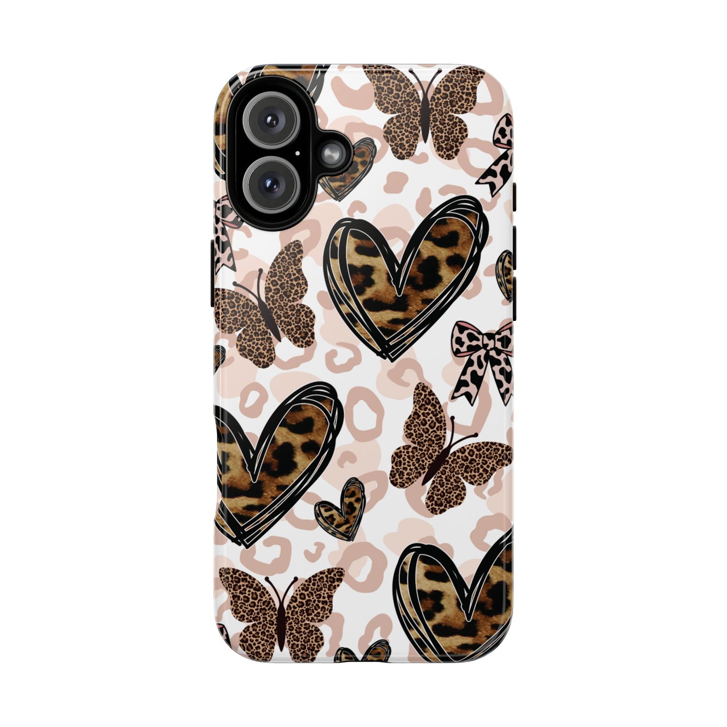 Cheetah Print Hearts & Butterflies | Samsung, Google, & iPhone