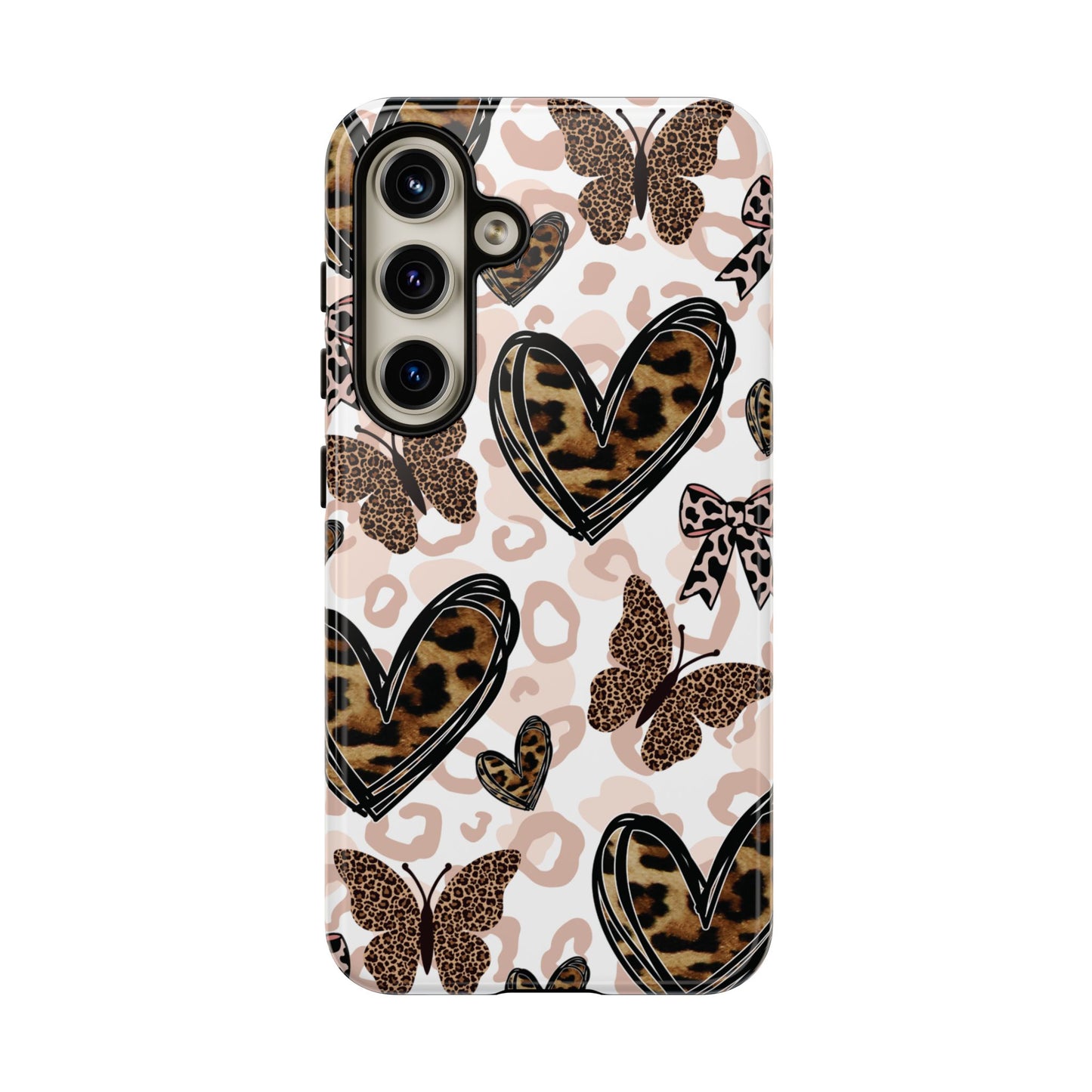 Cheetah Print Hearts & Butterflies | Samsung, Google, & iPhone