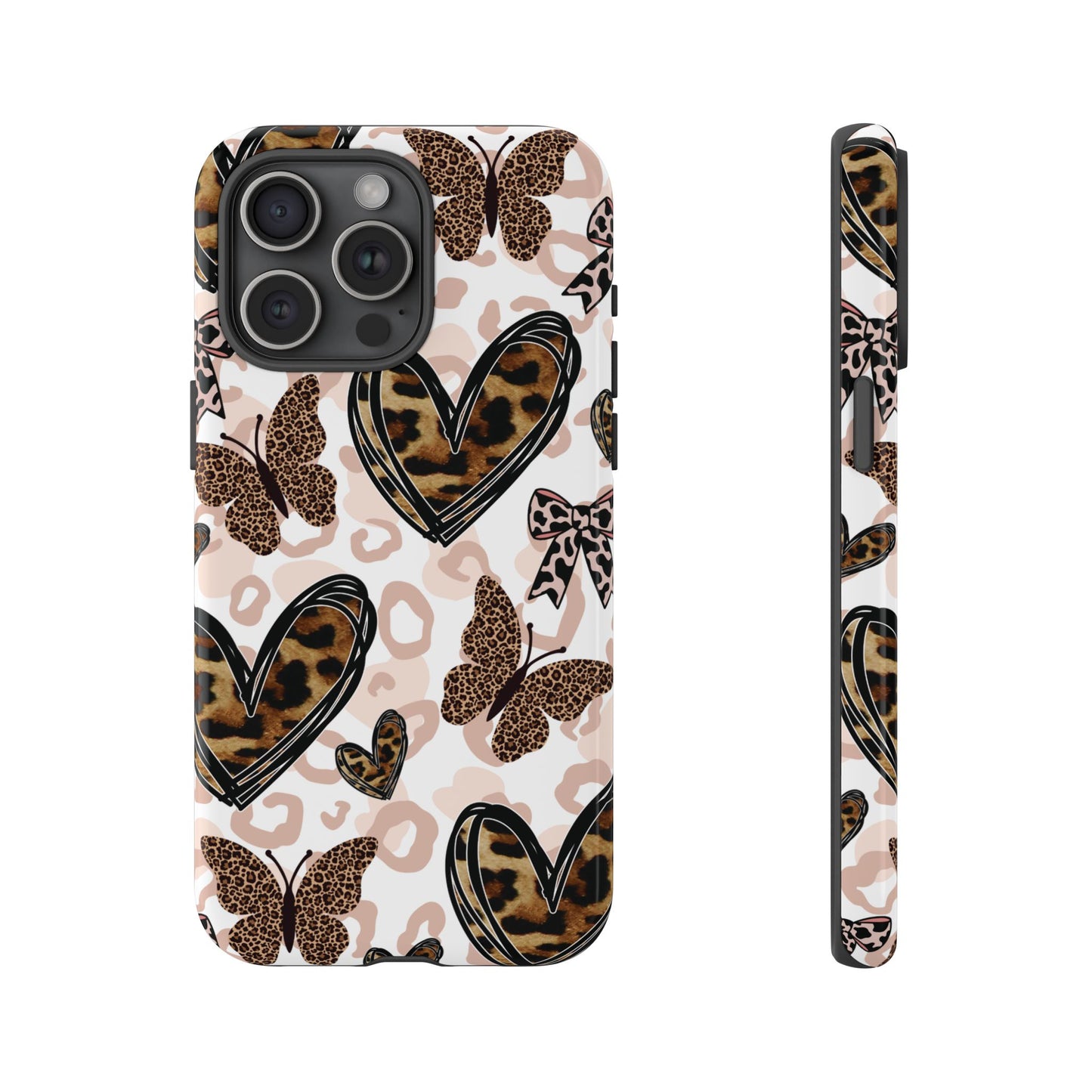 Cheetah Print Hearts & Butterflies | Samsung, Google, & iPhone