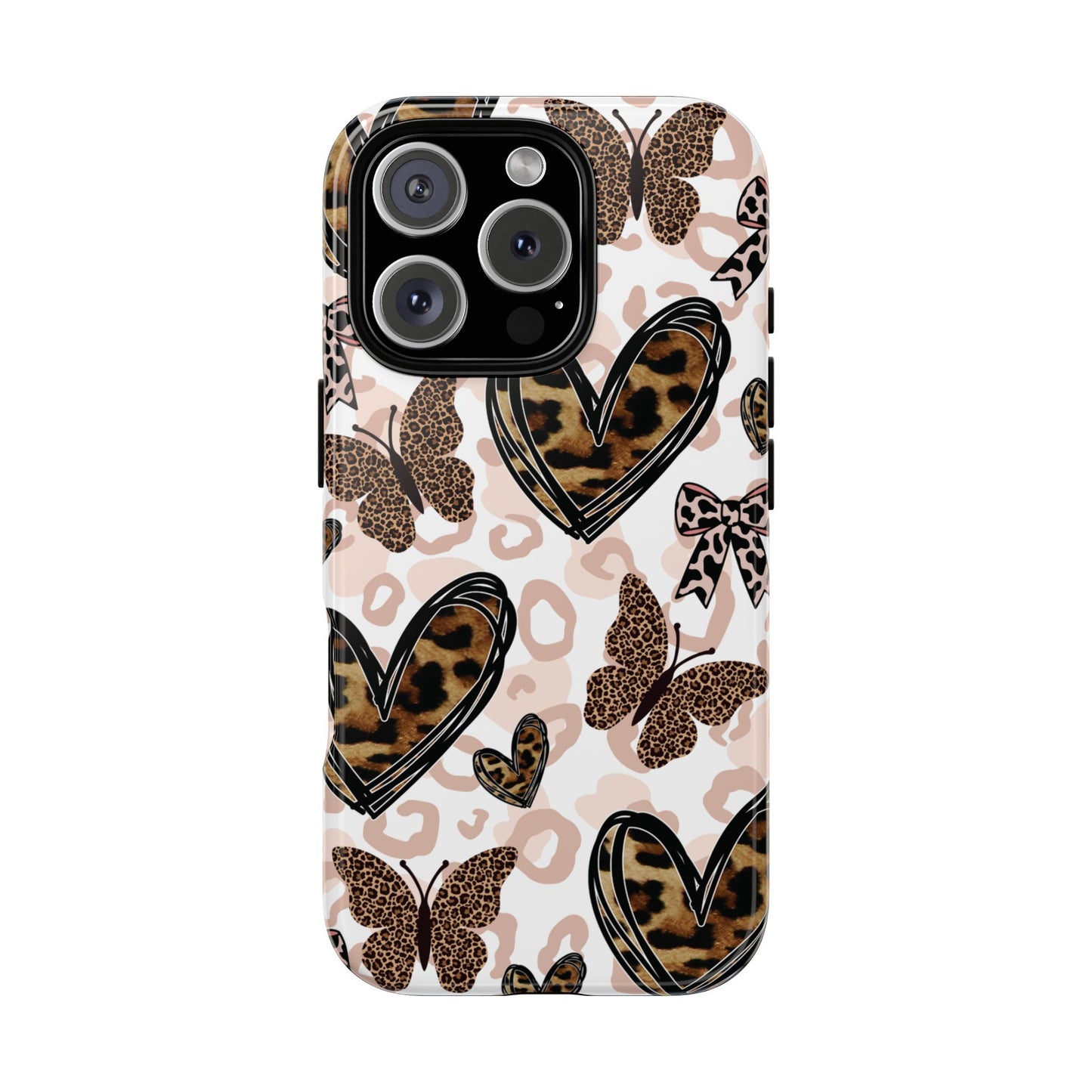 Cheetah Print Hearts & Butterflies | Samsung, Google, & iPhone