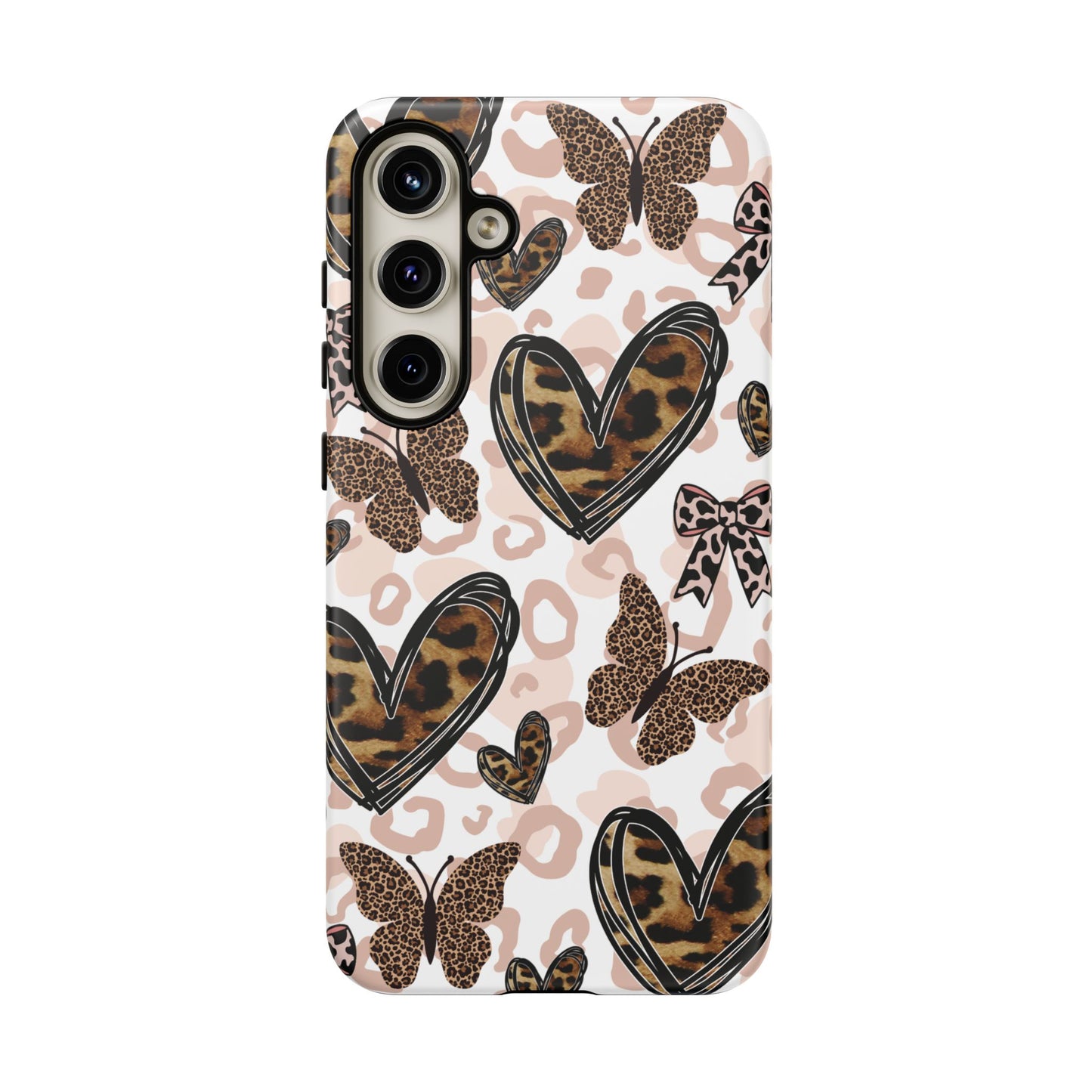 Cheetah Print Hearts & Butterflies | Samsung, Google, & iPhone