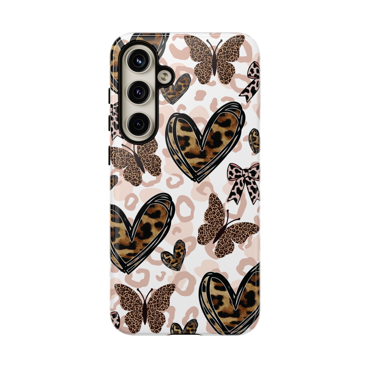 Cheetah Print Hearts & Butterflies | Samsung, Google, & iPhone