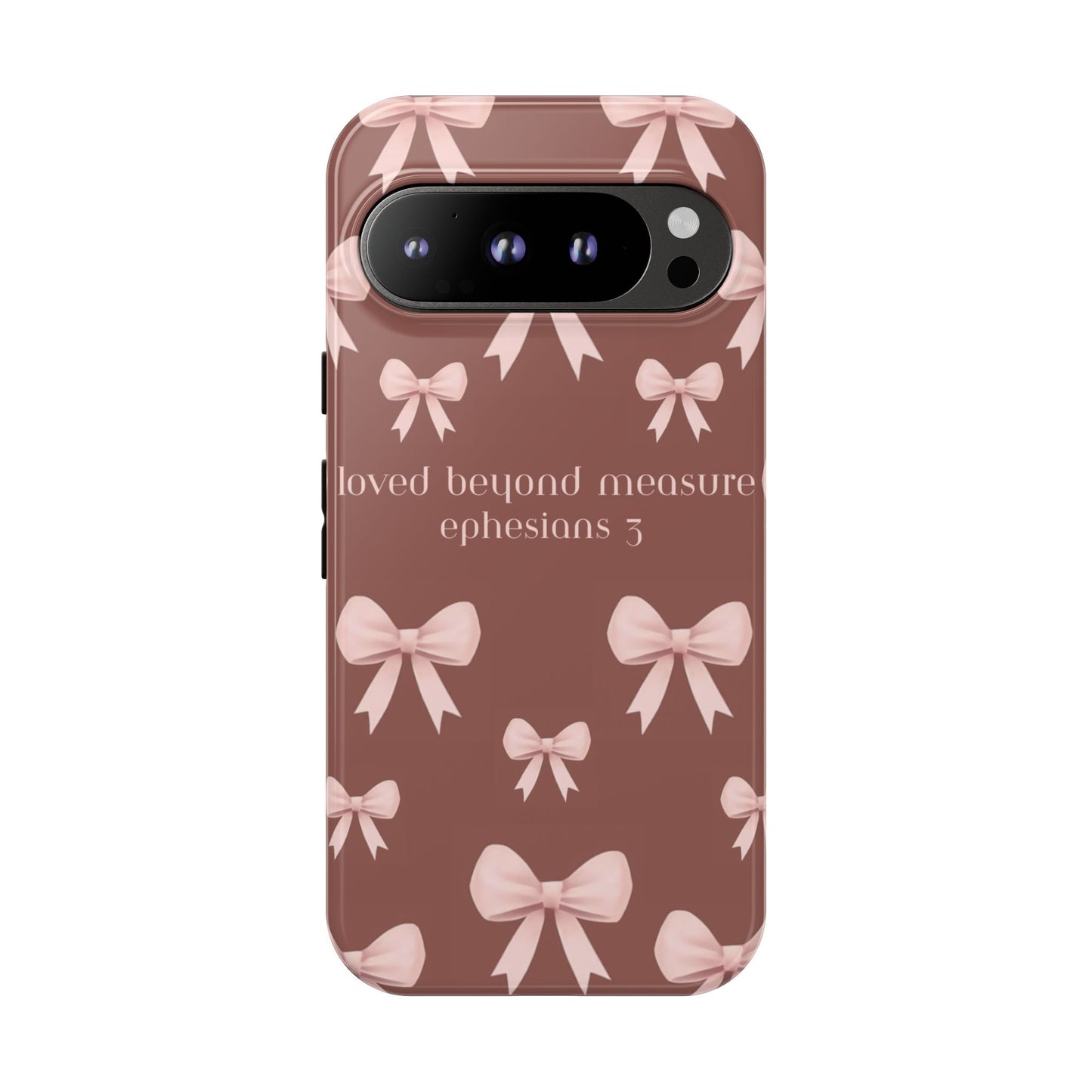 Pink Bows Phone Case- Ephesians 3