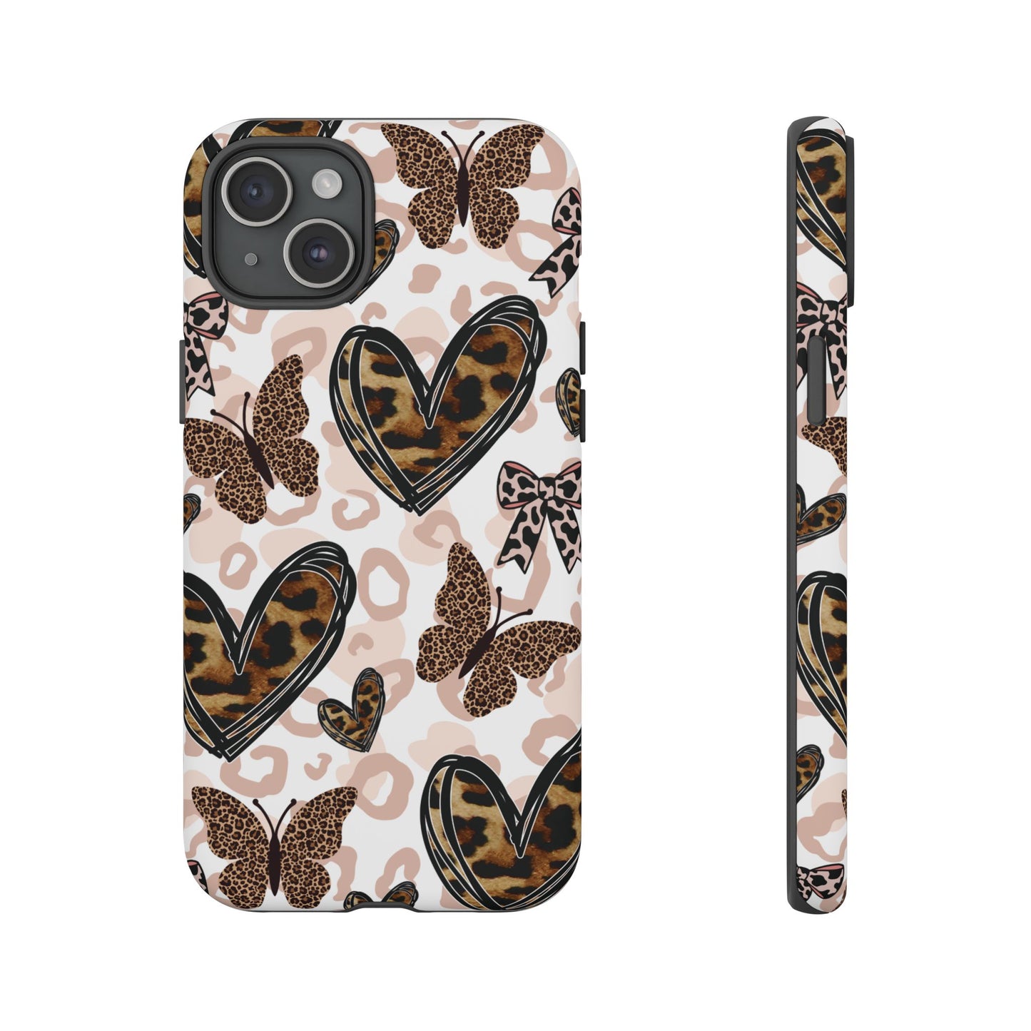 Cheetah Print Hearts & Butterflies | Samsung, Google, & iPhone