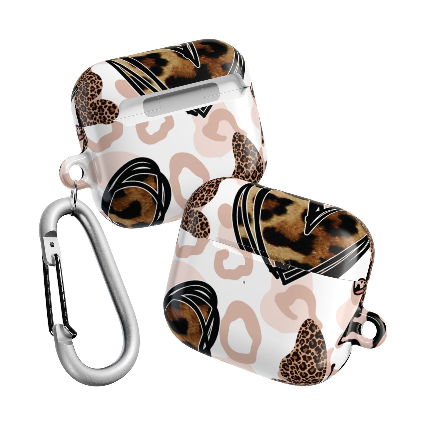 Cheetah Print Hearts & Butterflies | Airpods Case