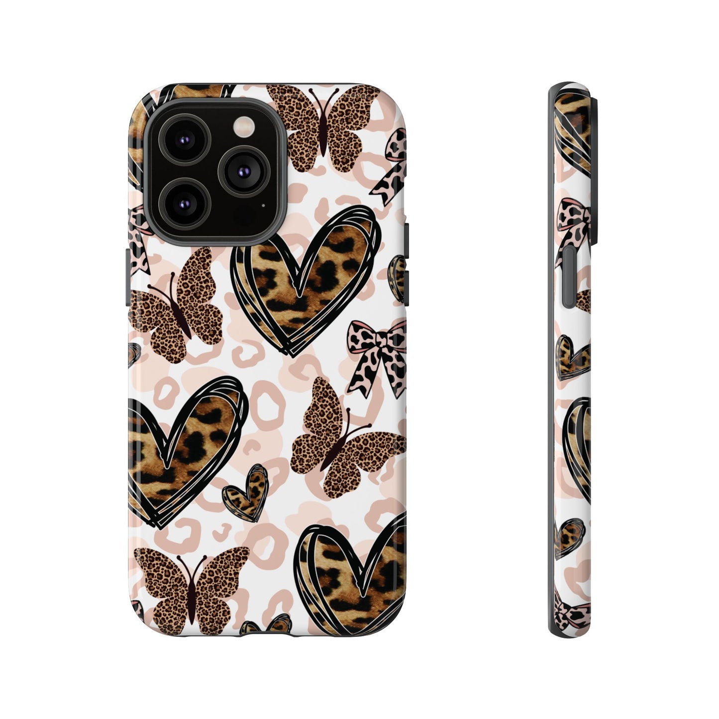 Cheetah Print Hearts & Butterflies | Samsung, Google, & iPhone