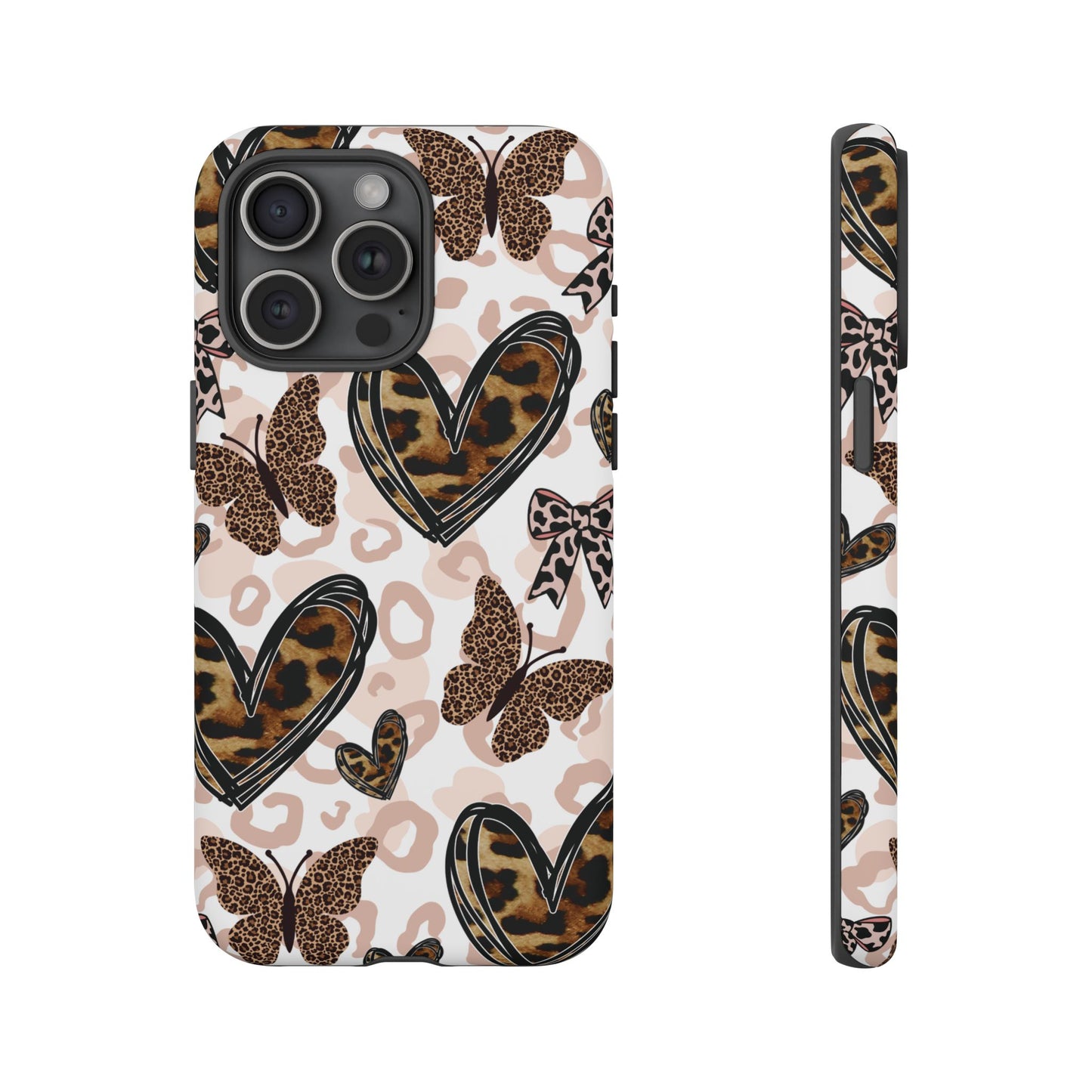 Cheetah Print Hearts & Butterflies | Samsung, Google, & iPhone